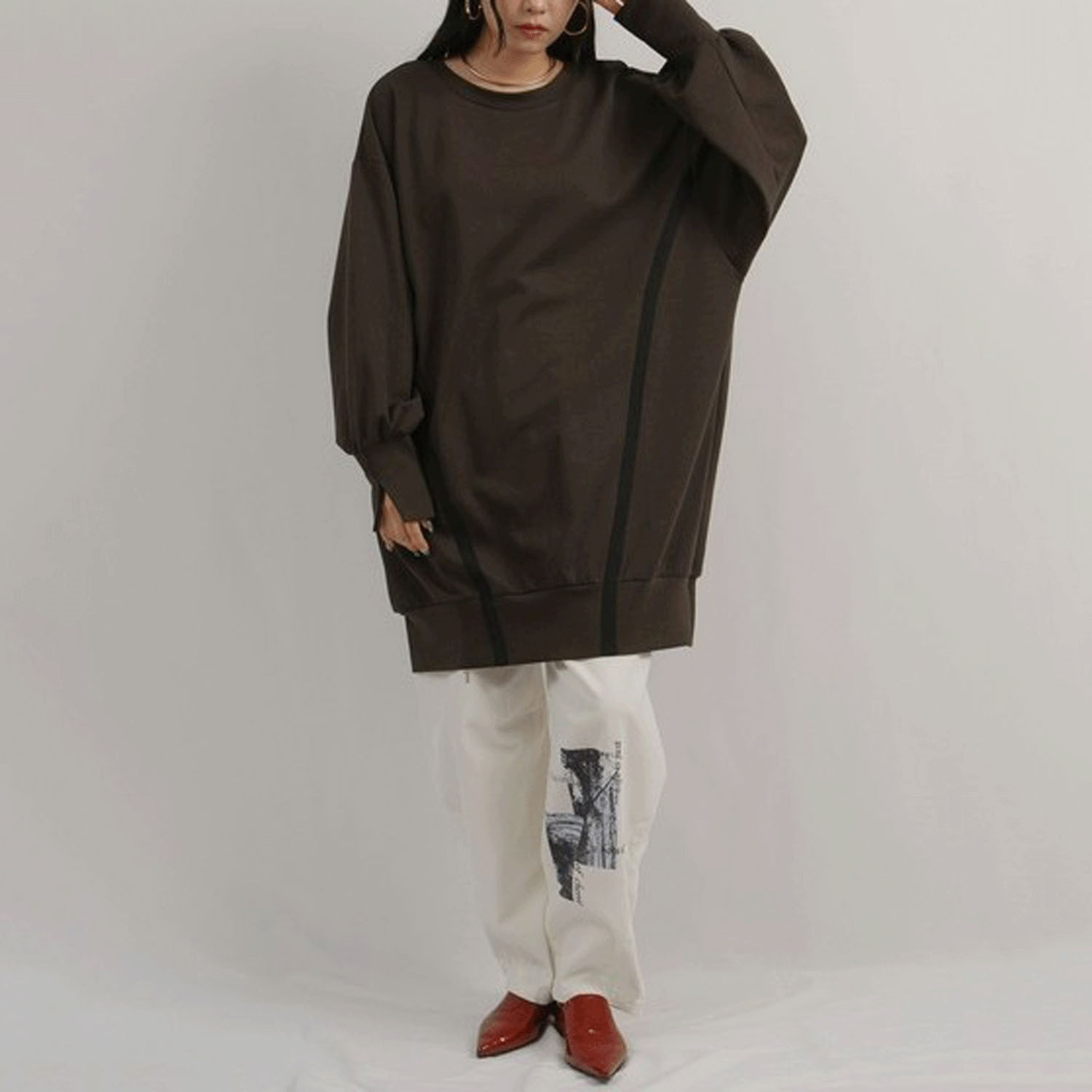 Palm Riche リラックスチュニック - 画像5