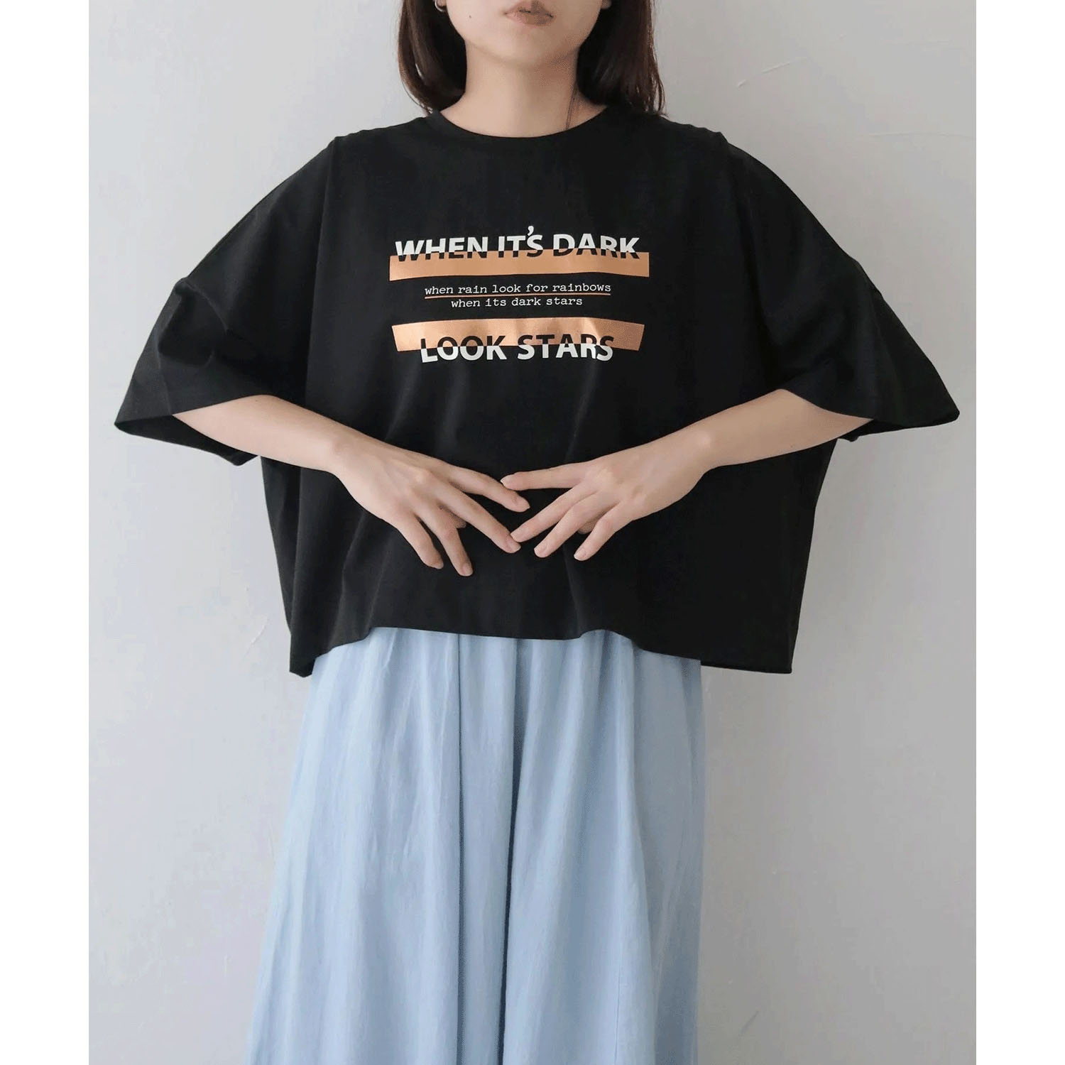 【Insta Live】vingtrois ドライタッチコットン箔ロゴT - 画像11