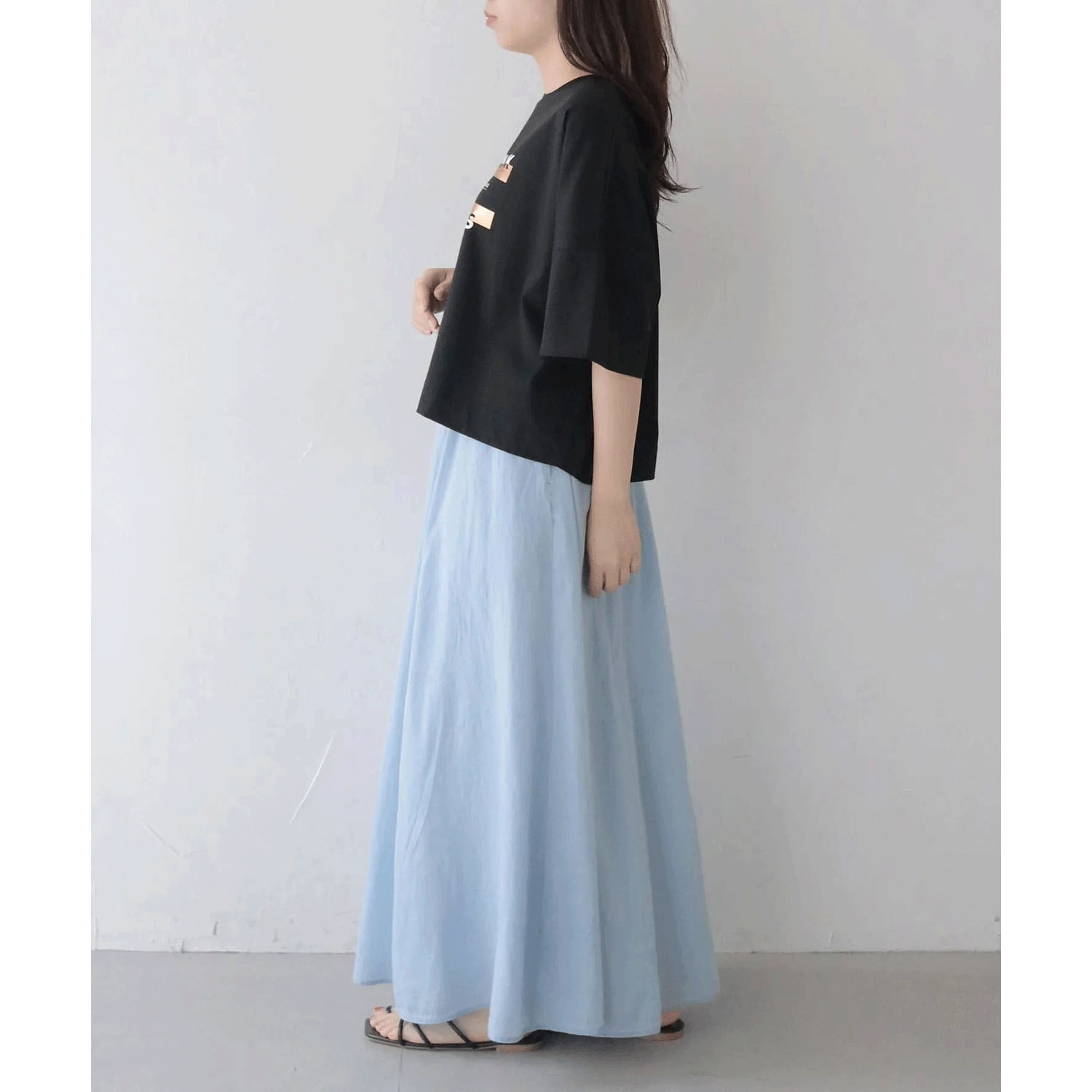 【Insta Live】vingtrois ドライタッチコットン箔ロゴT - 画像16