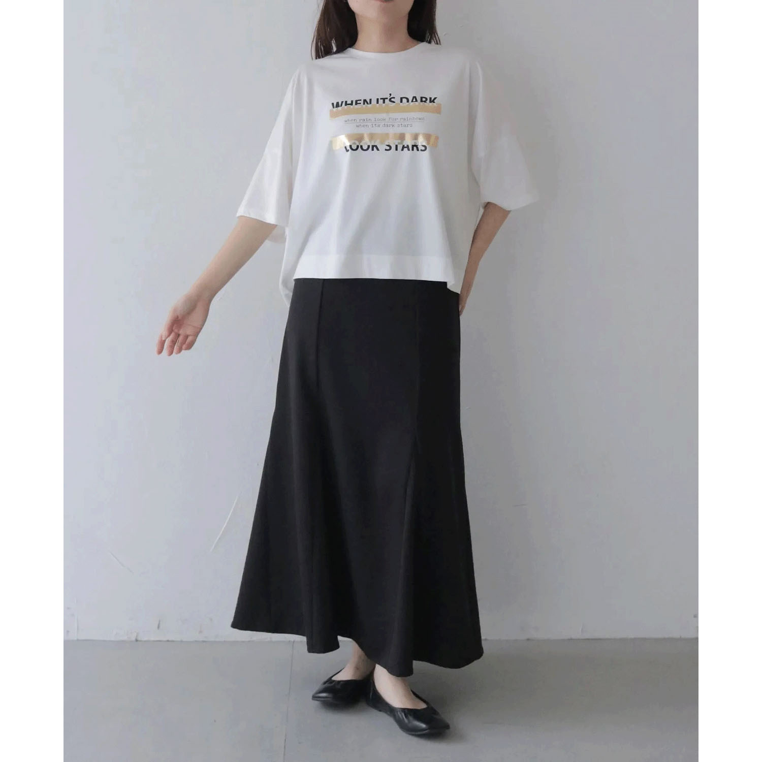 vingtrois ドライタッチコットン箔ロゴT - 画像18