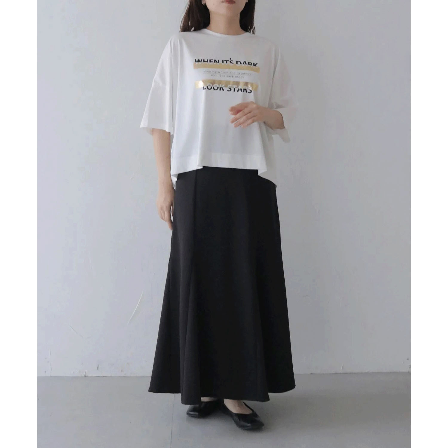 【Insta Live】vingtrois ドライタッチコットン箔ロゴT - 画像23