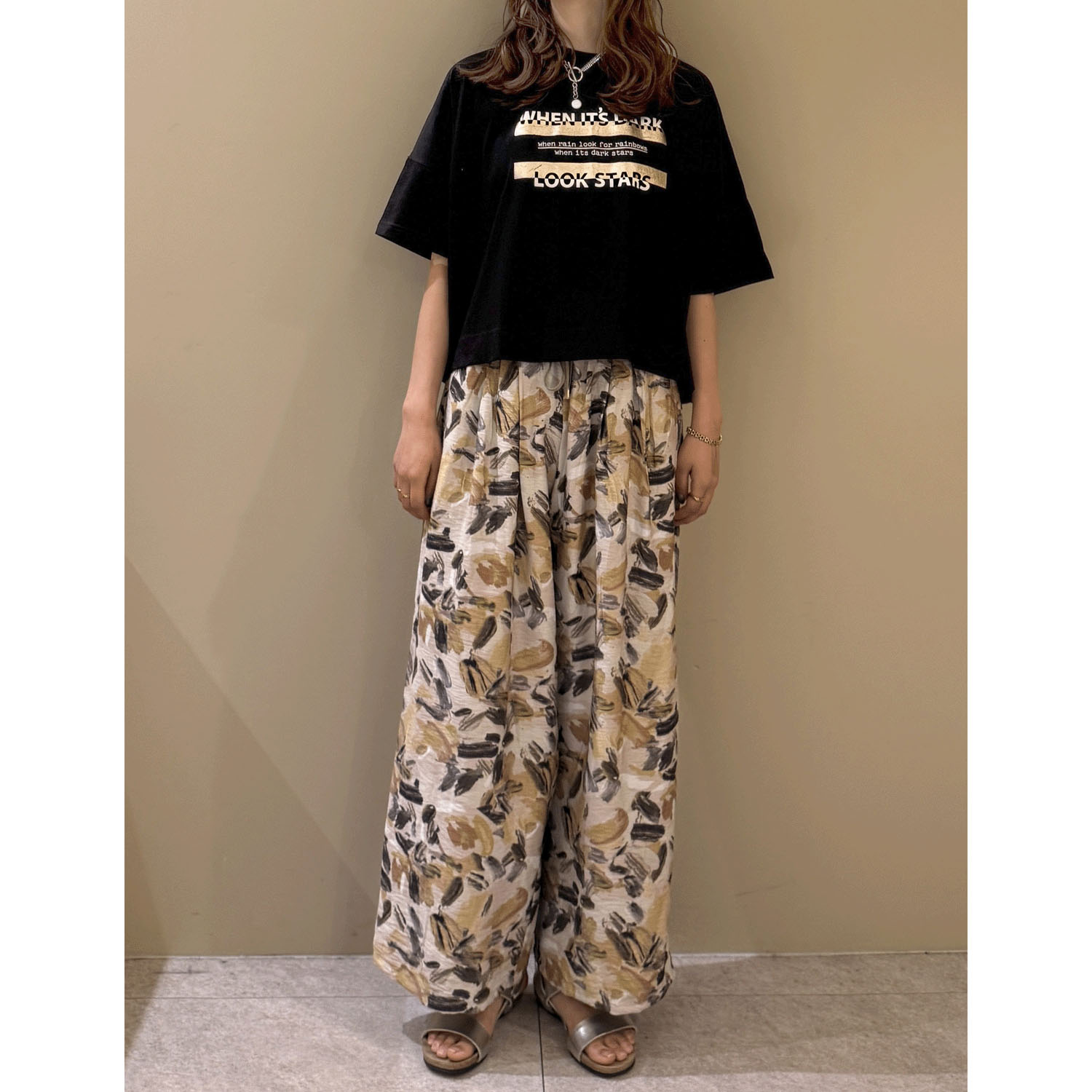 【Insta Live】vingtrois ドライタッチコットン箔ロゴT - 画像7