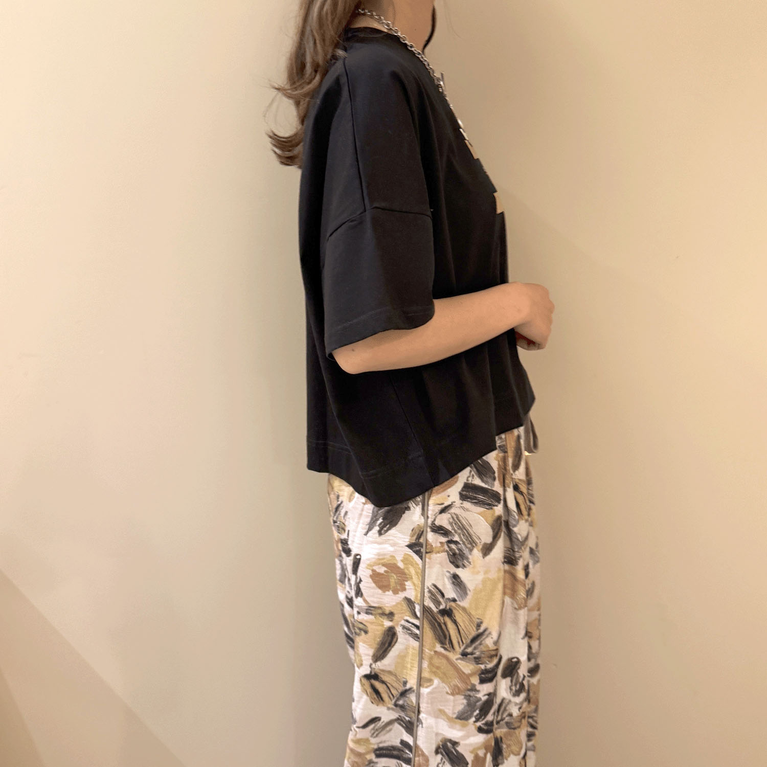 【Insta Live】vingtrois ドライタッチコットン箔ロゴT - 画像8