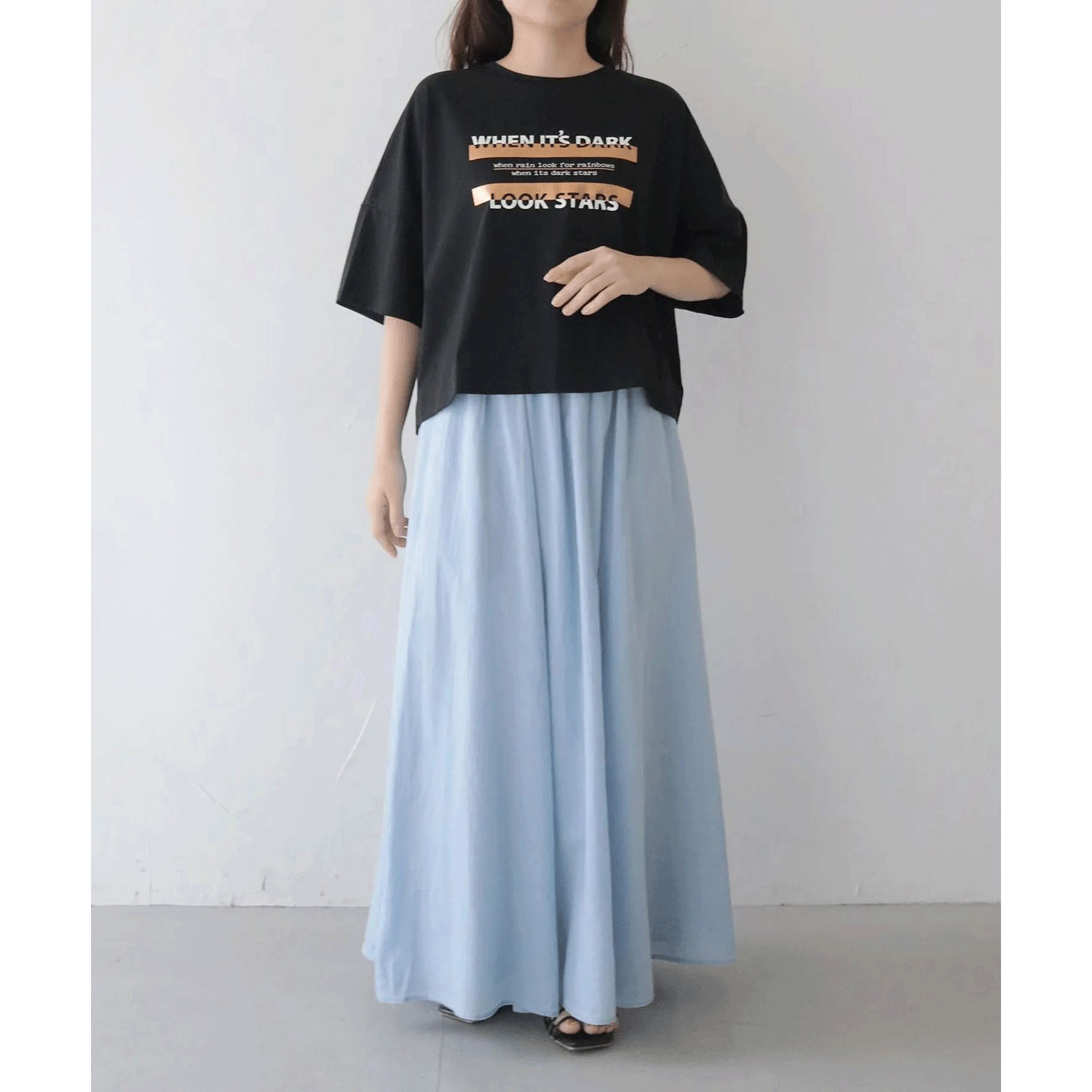 vingtrois ドライタッチコットン箔ロゴT - 画像9