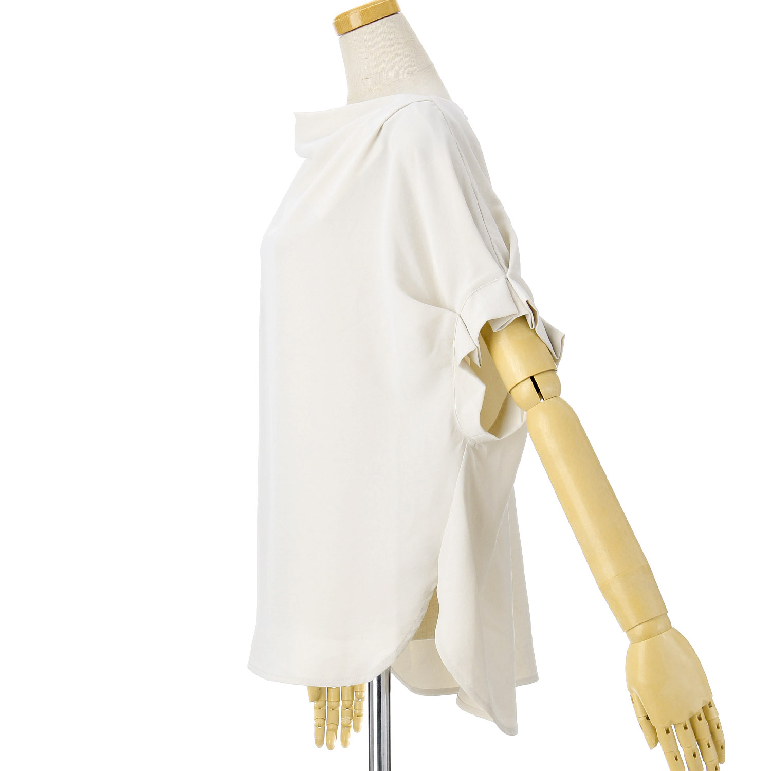 Emilyan ハイストレッチカルゼワッシャーブラウス - 画像2