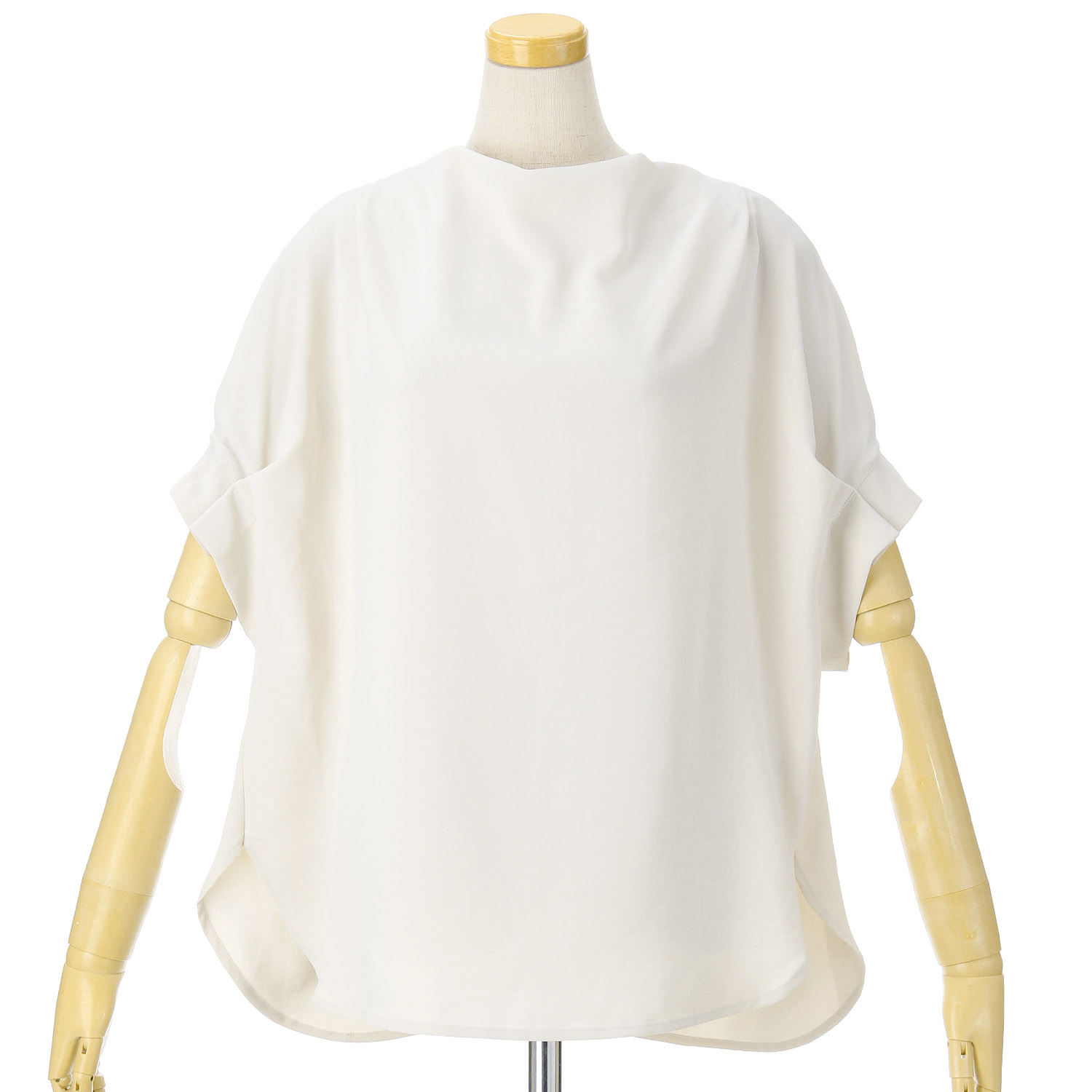 Emilyan ハイストレッチカルゼワッシャーブラウス