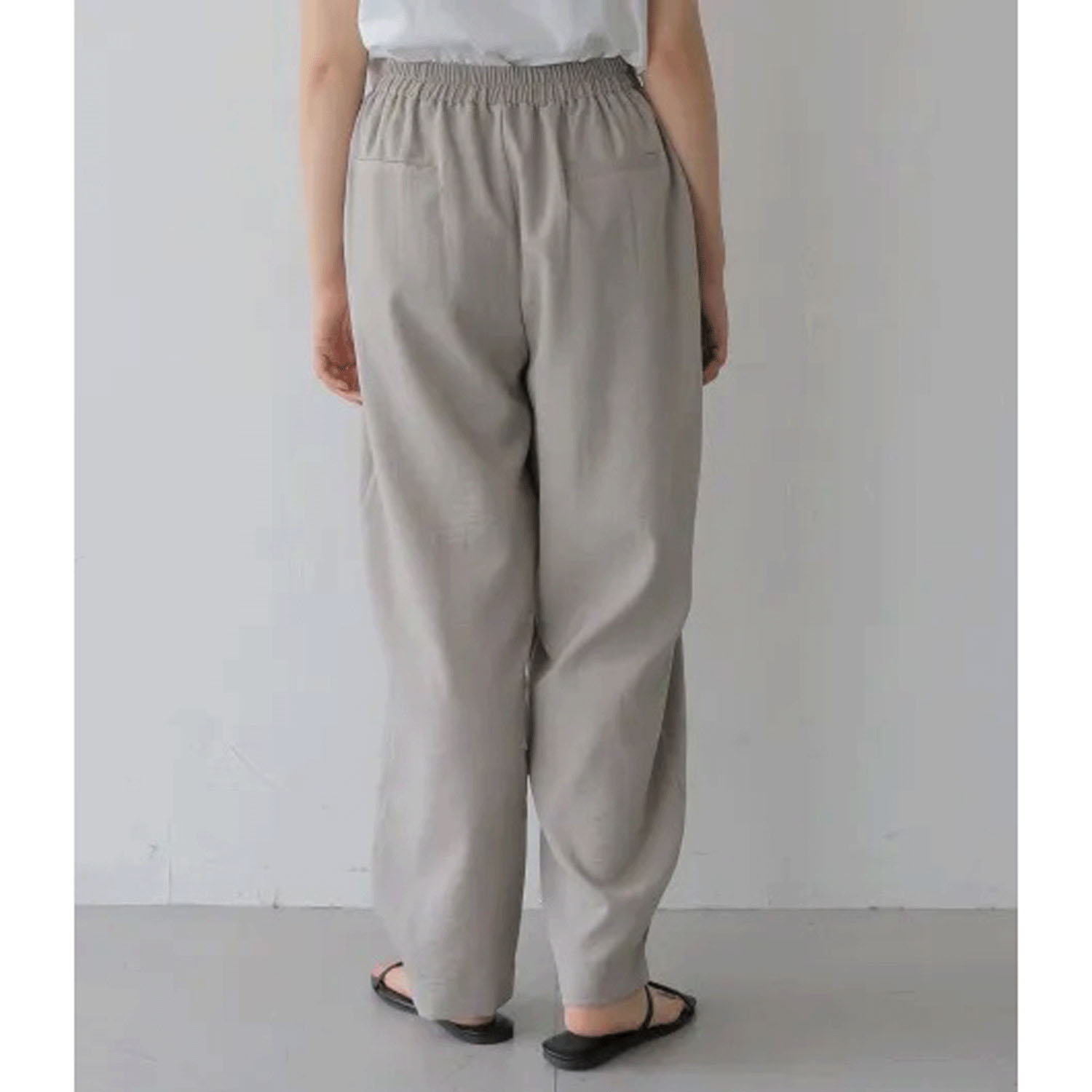 【Insta Live】【動画あり】Vingtrois リネンタッチカーブパンツ - 画像6