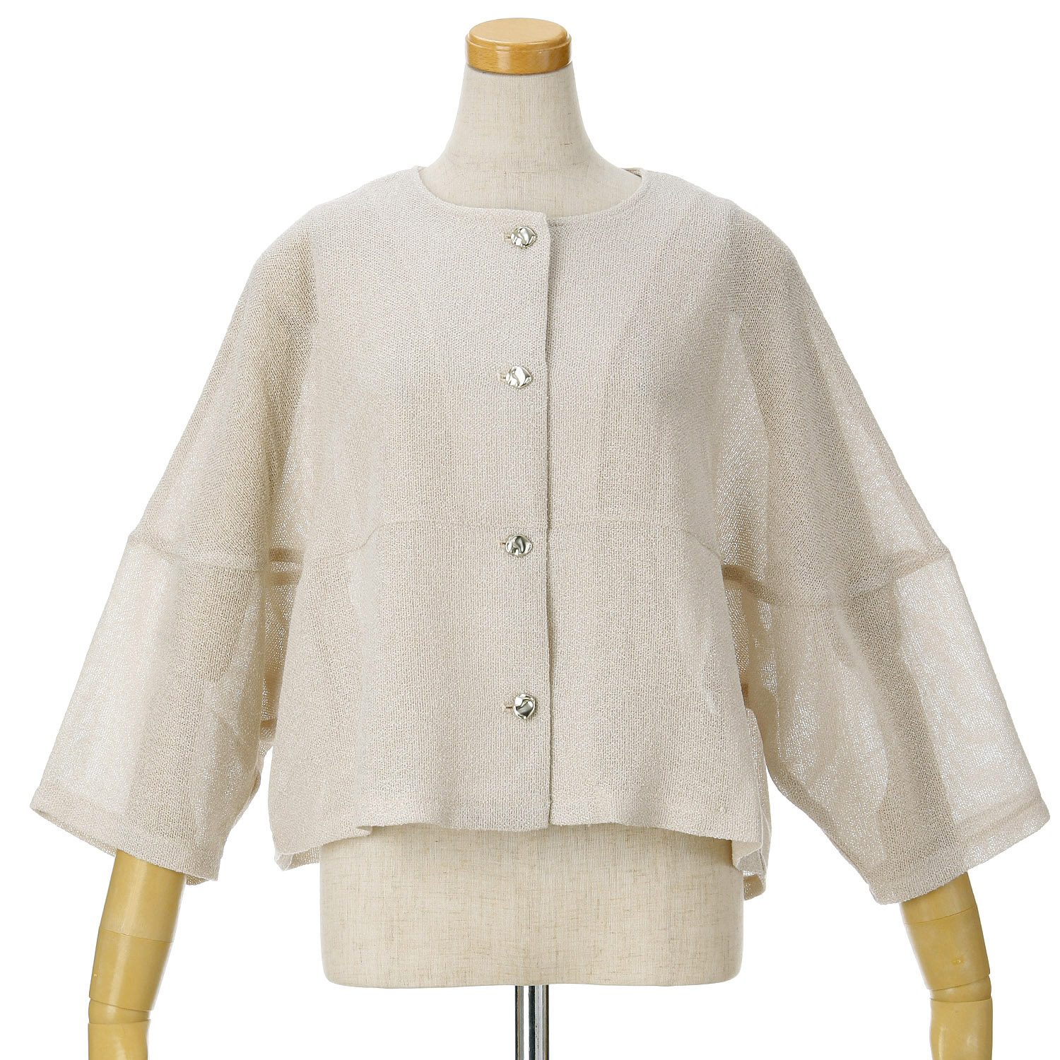 Emilyan ラメメッシュジャケット