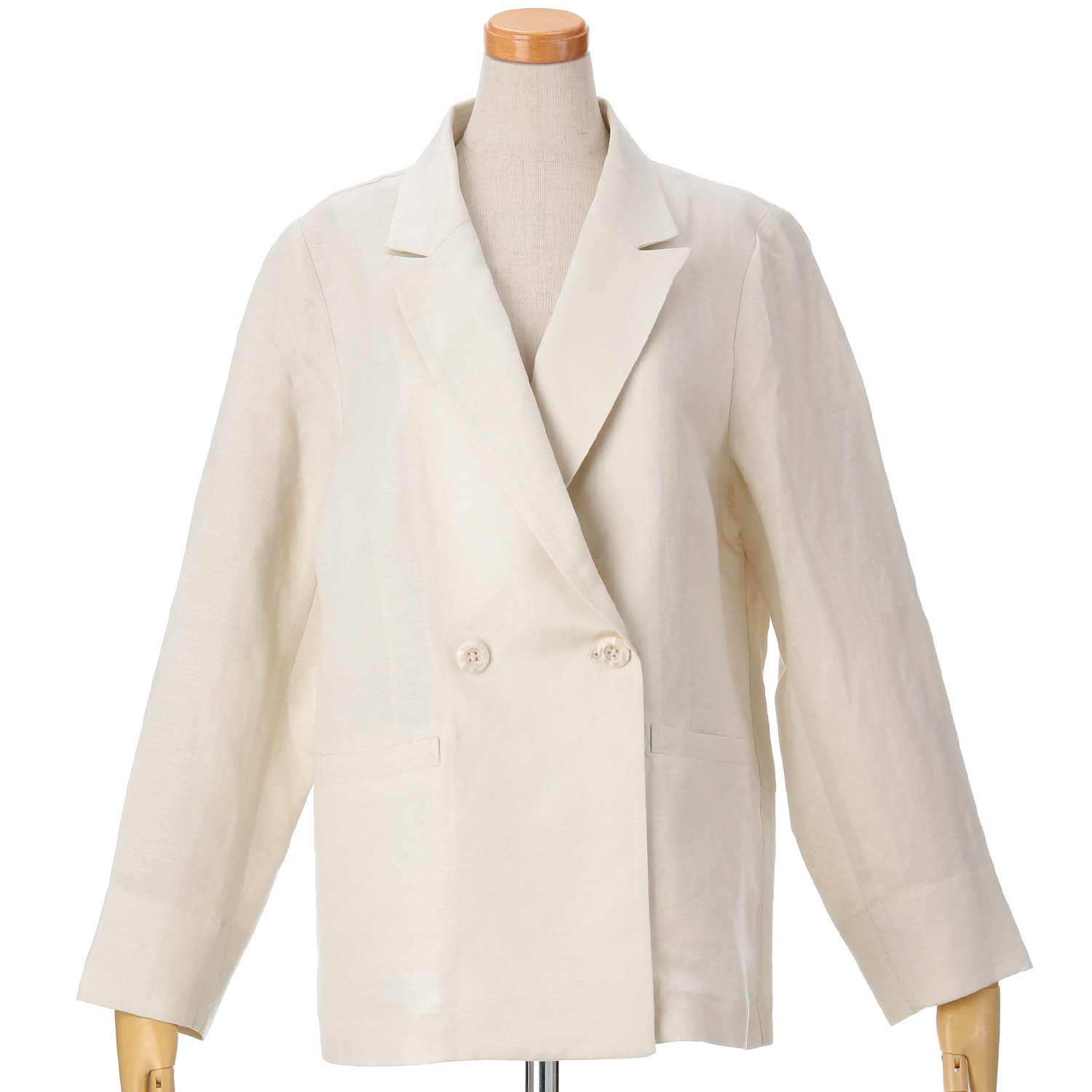 Emilyan リュクス麻レーヨンジャケット