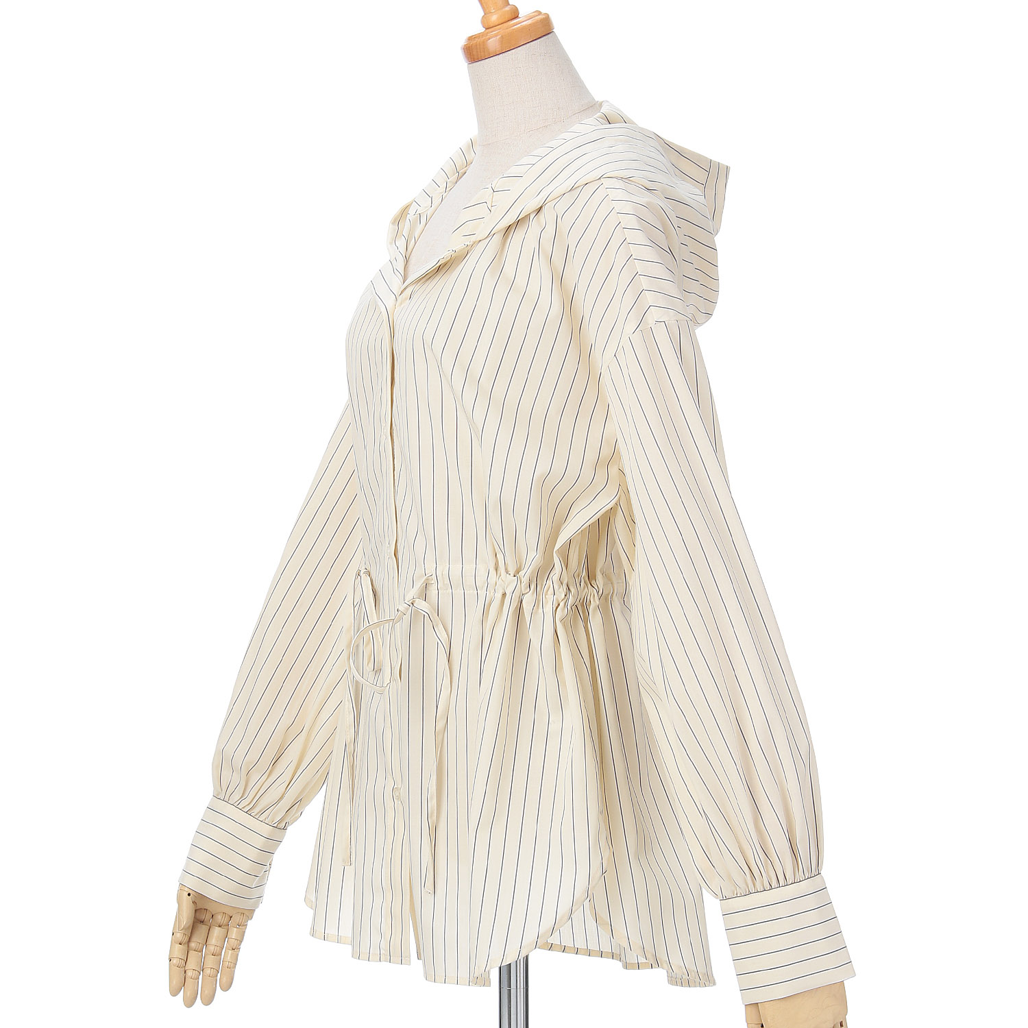 innowaveTCブロード（ストライプ）シャツ - 画像2