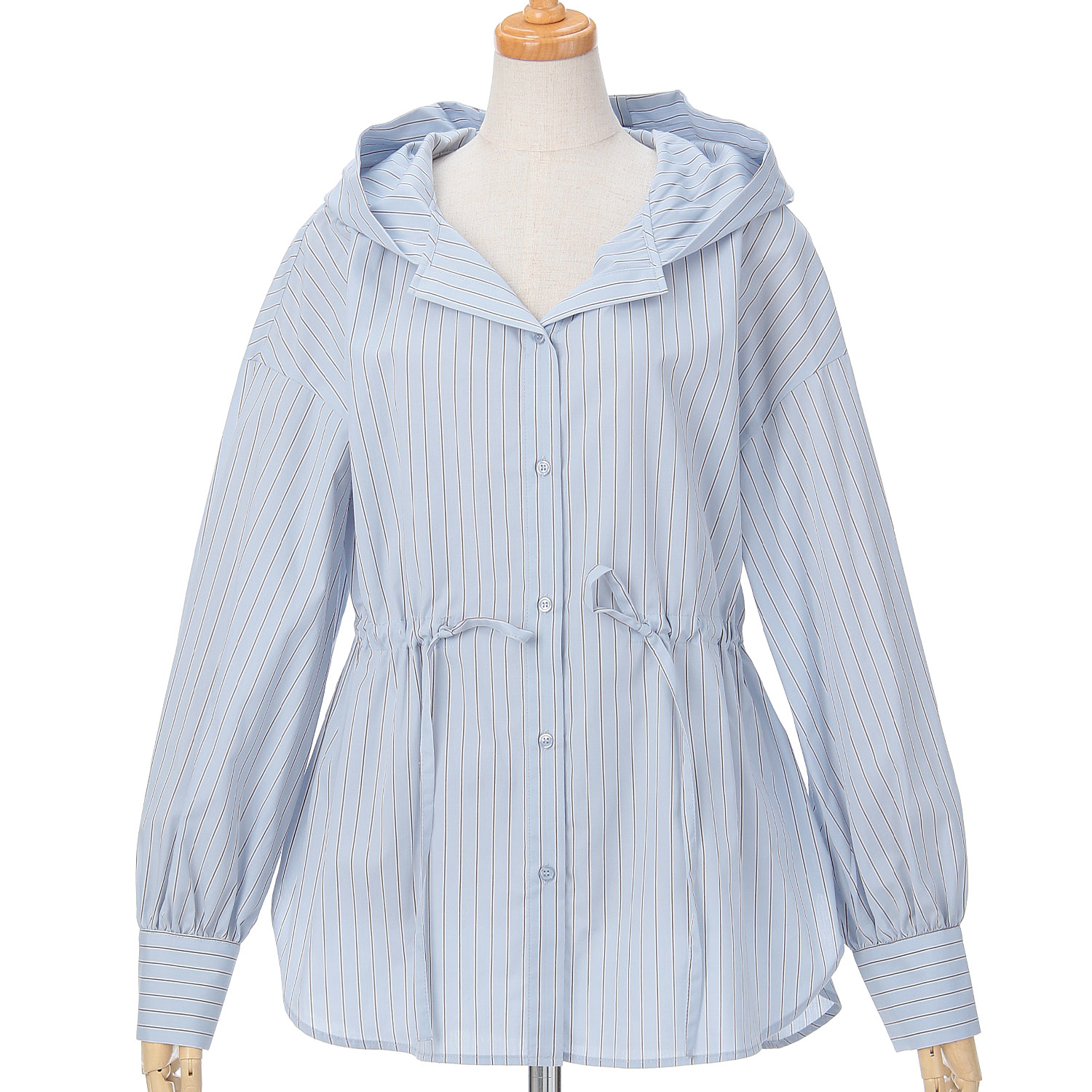 innowaveTCブロード（ストライプ）シャツ - 画像5