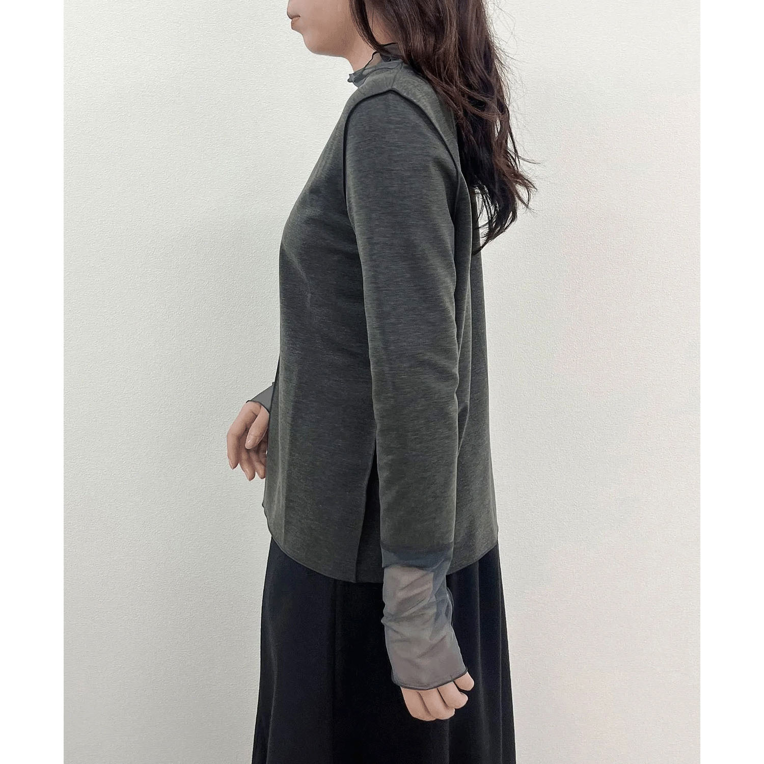 vingtrois  ソフトタッチシアーハイネック - 画像3