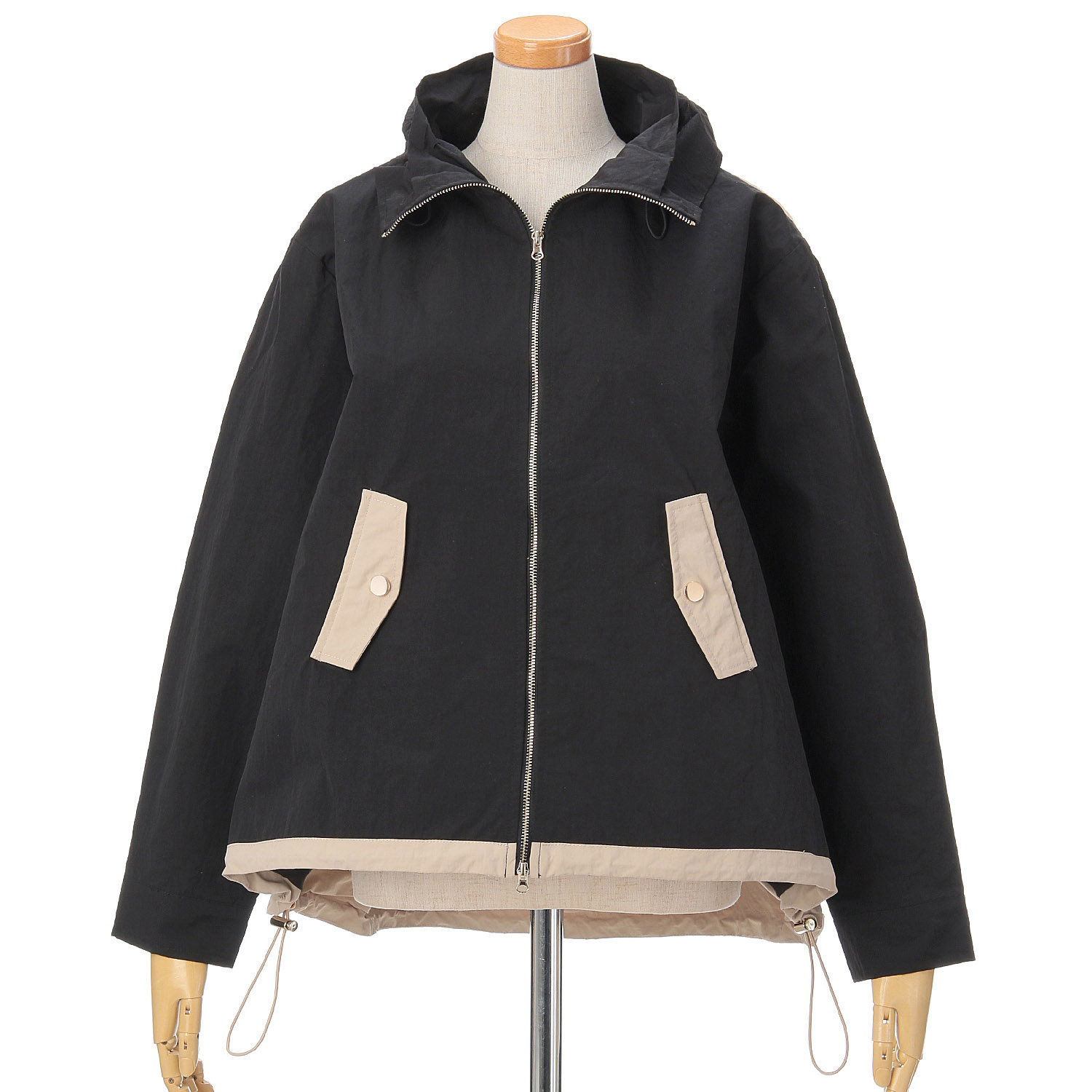 vingtrois ボリュームネック配色ブルゾン - 画像9