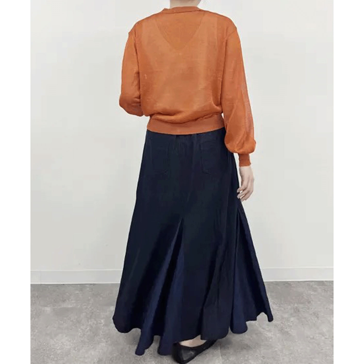 vingtrois Vネックシアーカーデ - 画像10