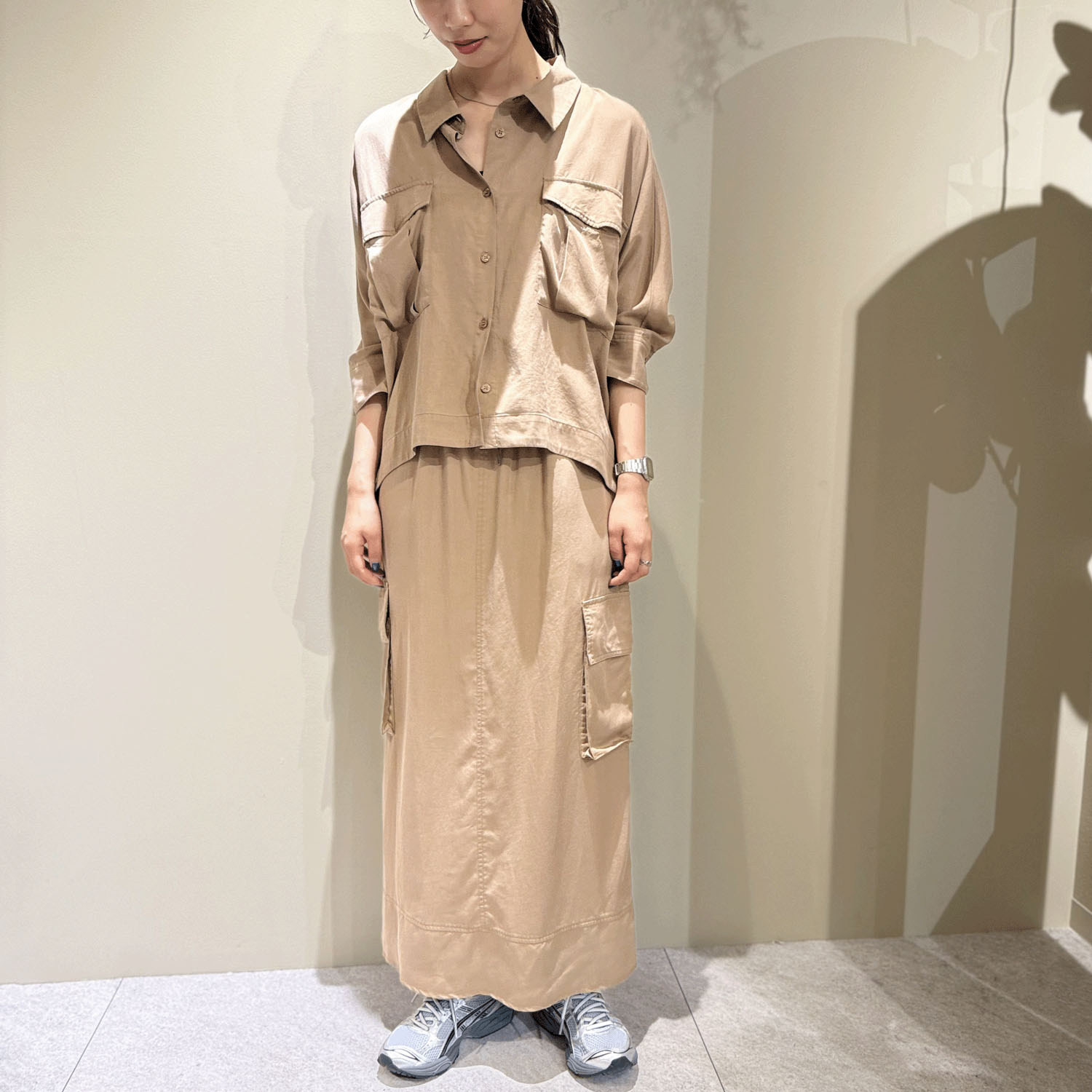 【Insta Live】33℃ バイオテンセルカーゴフレアスカート - 画像3