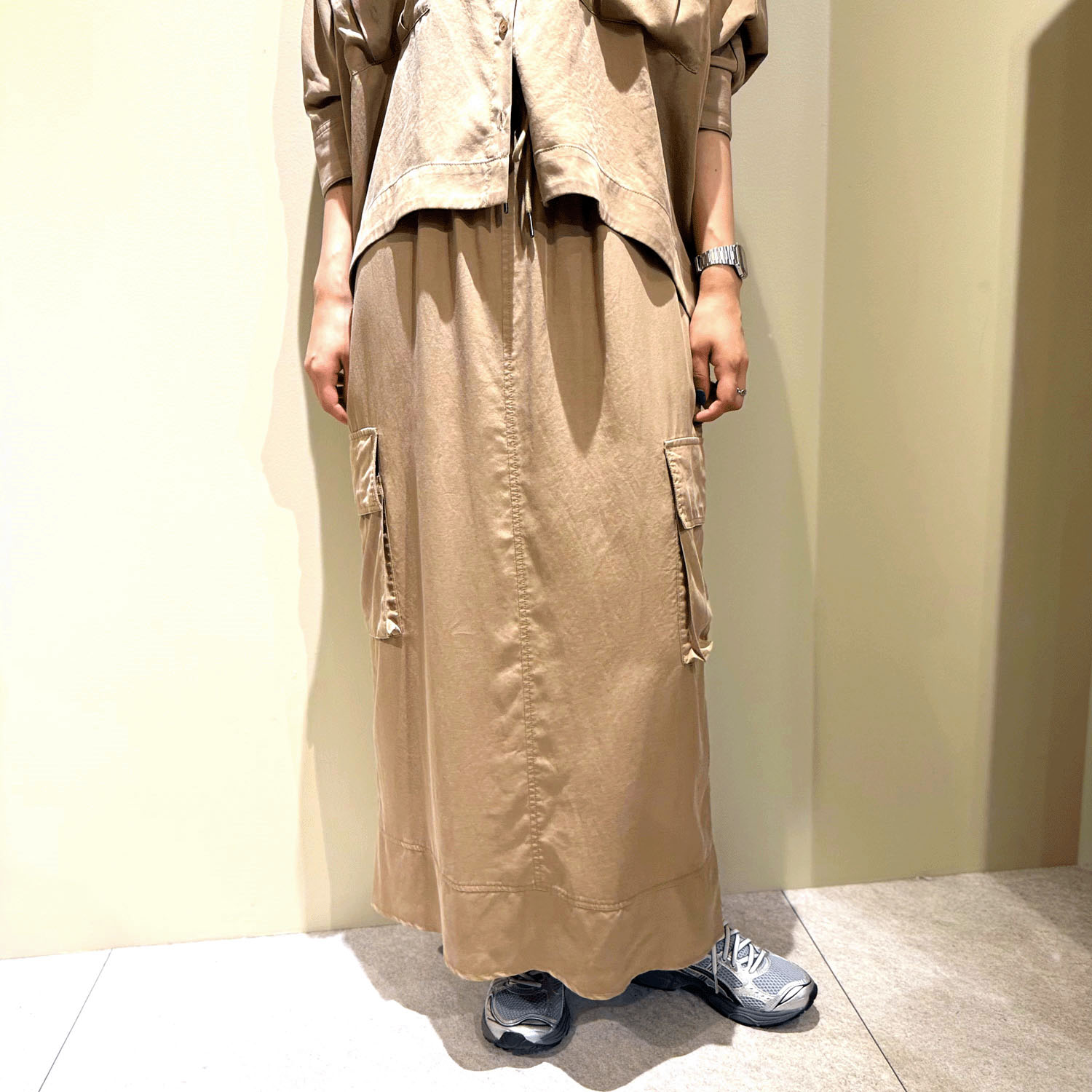 【Insta Live】33℃ バイオテンセルカーゴフレアスカート