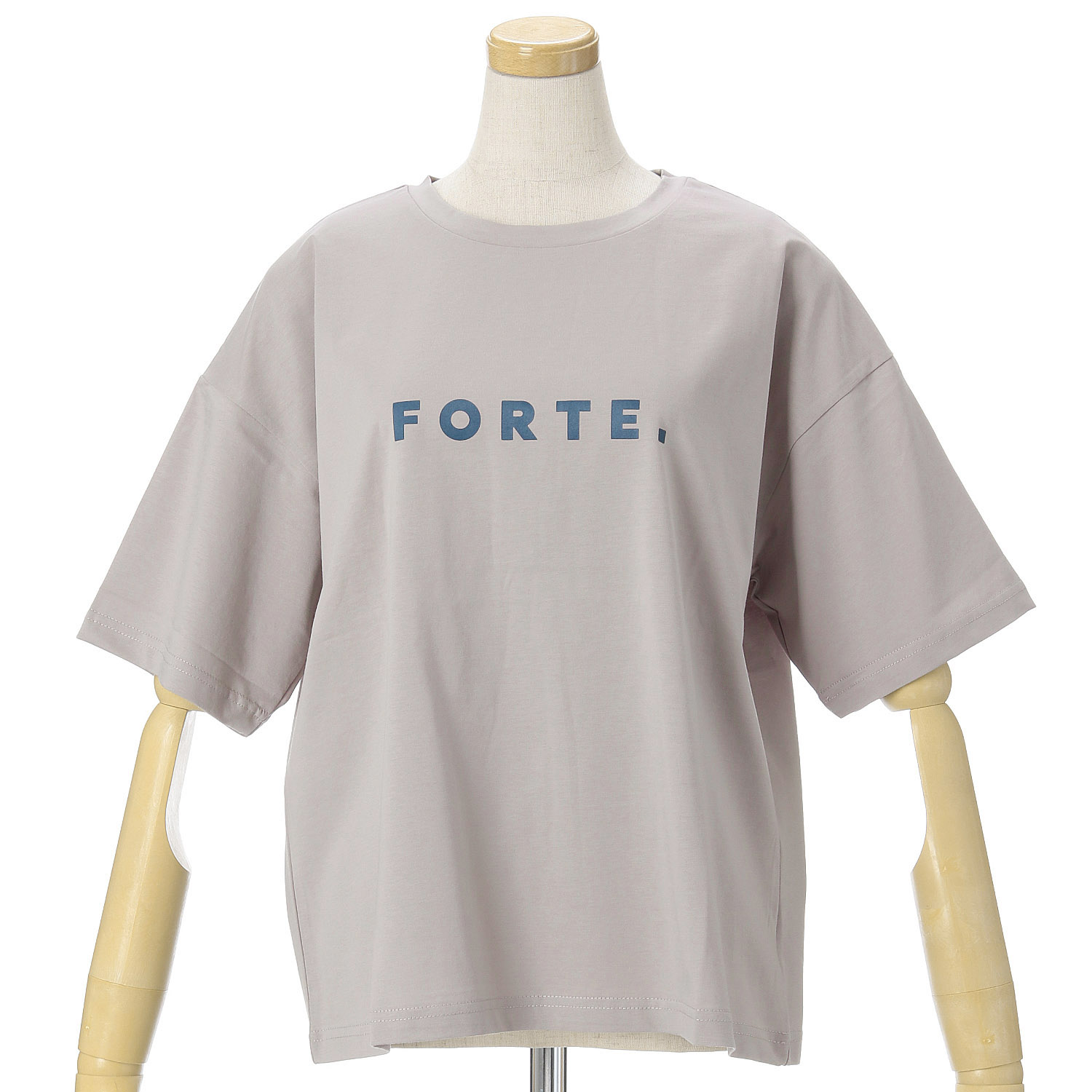 【Insta Live】vingtrois ドライタッチコットンフォントTシャツ - 画像2