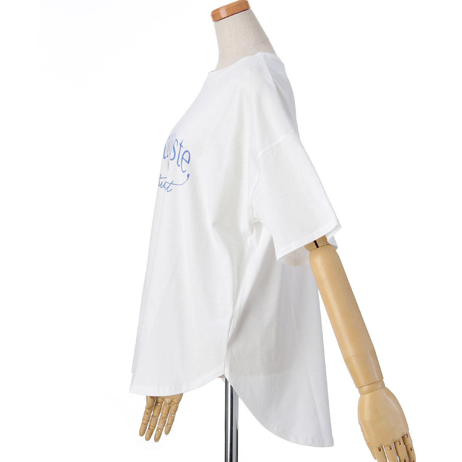 【Insta Live】vingtroisドライタッチコットンカーブロゴTシャツ - 画像26