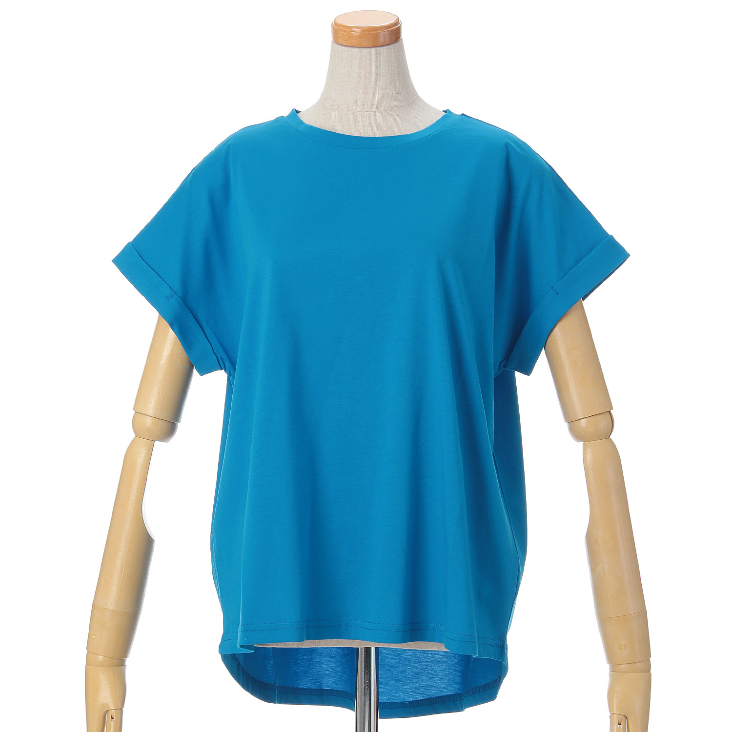 vingtrois ドライタッチコットンターンバックTシャツ - 画像6