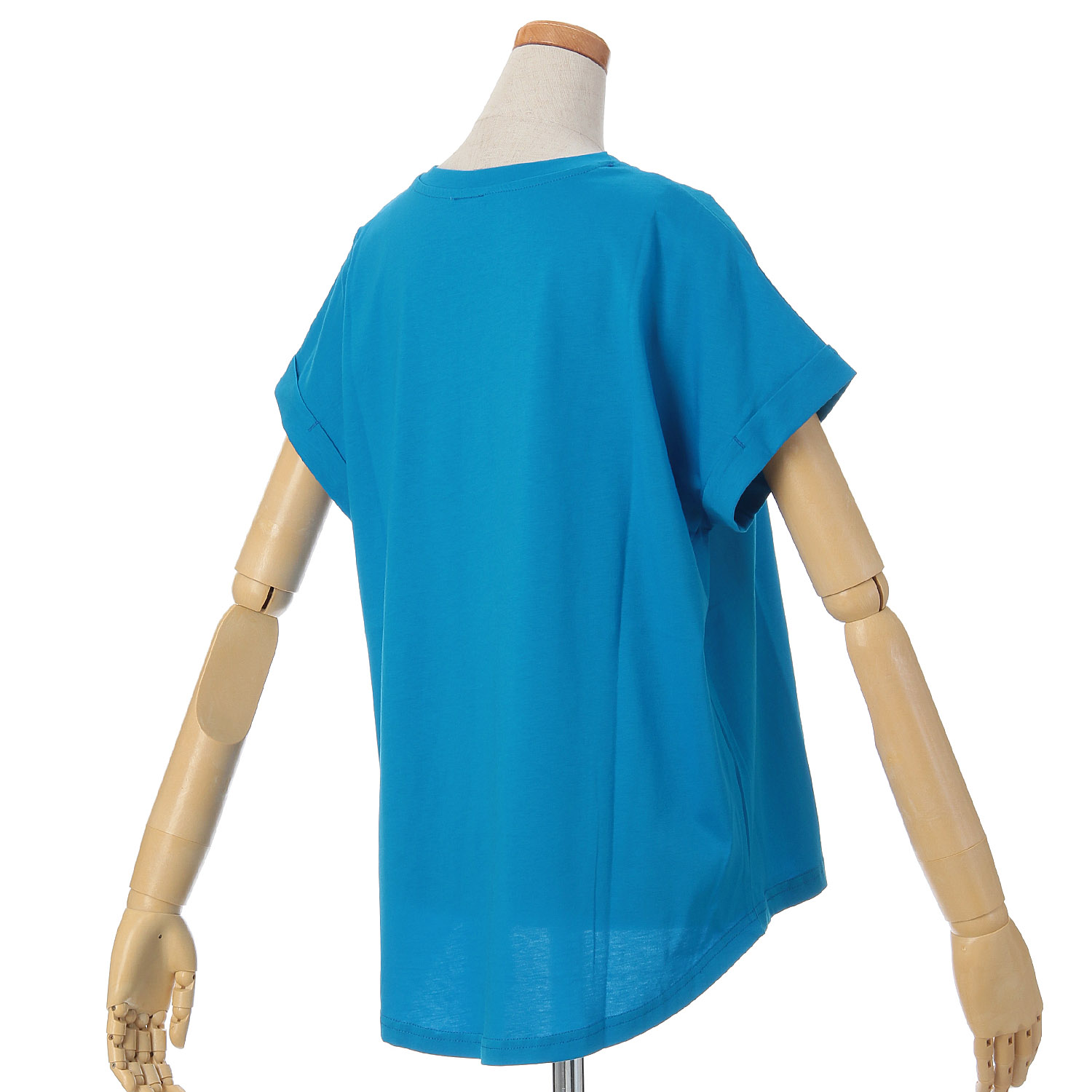 vingtrois ドライタッチコットンターンバックTシャツ - 画像8