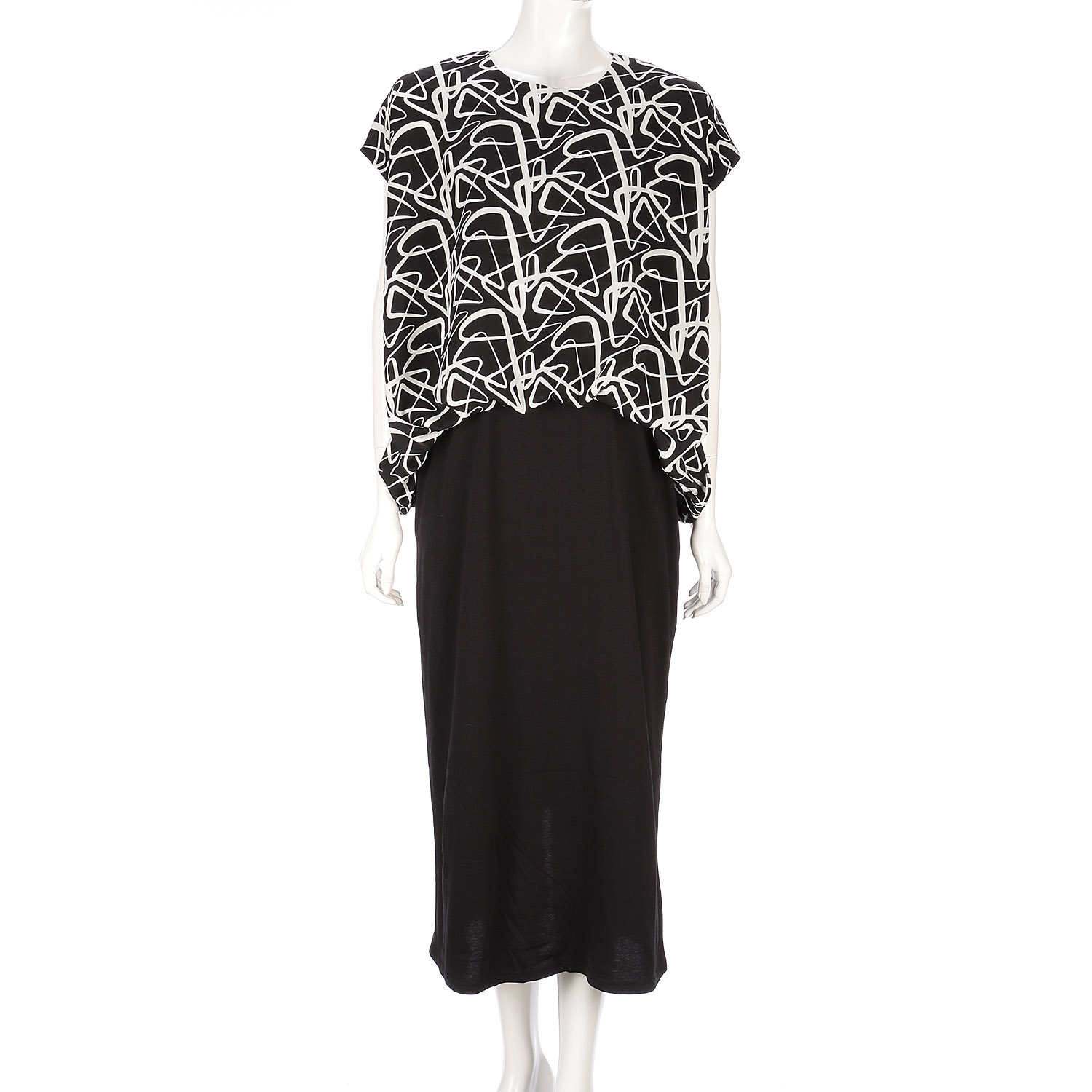 【Insta Live】vingtrois プリントドッキングワンピース - 画像3