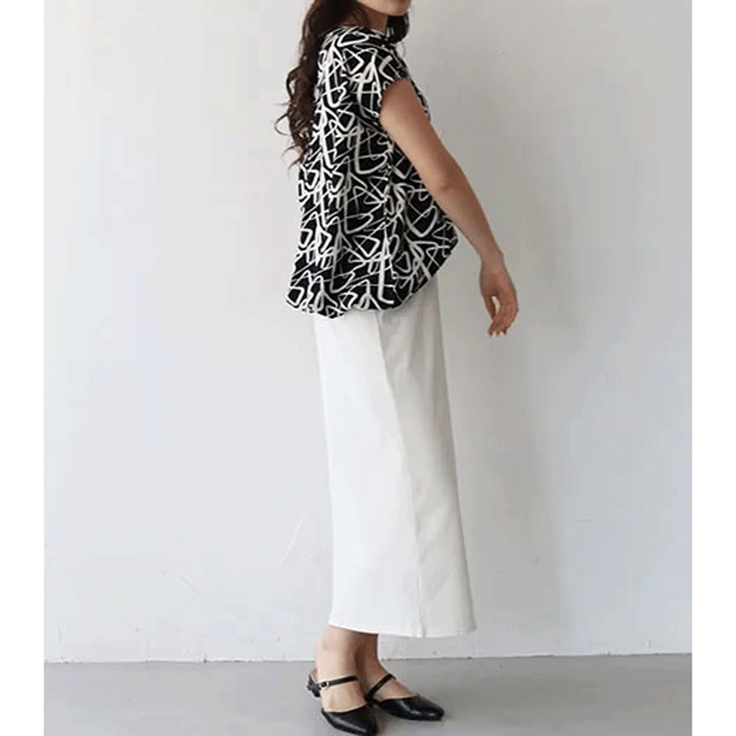 【Insta Live】vingtrois プリントドッキングワンピース - 画像6