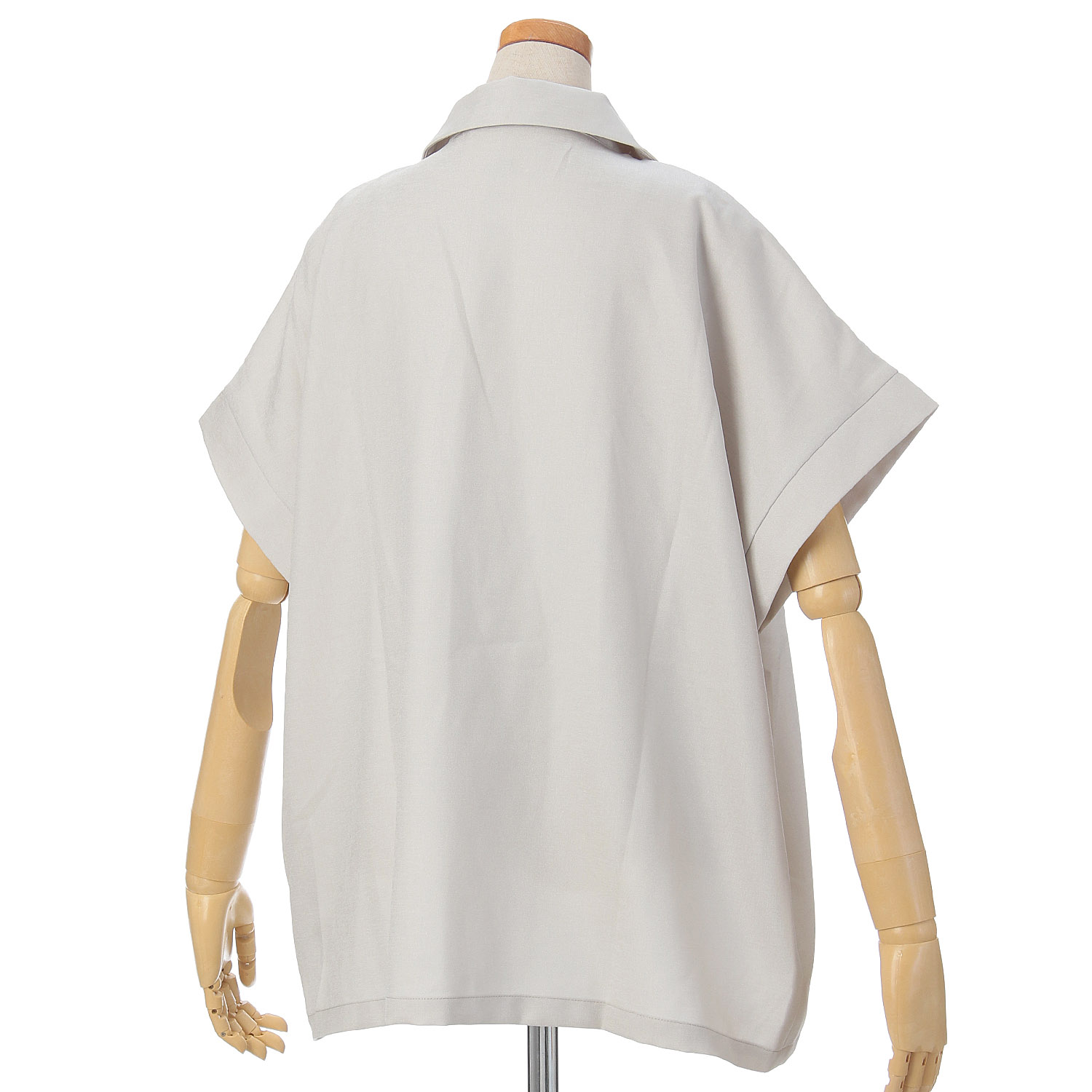 vingtrois 麻タッチ半袖ジャケット - 画像5