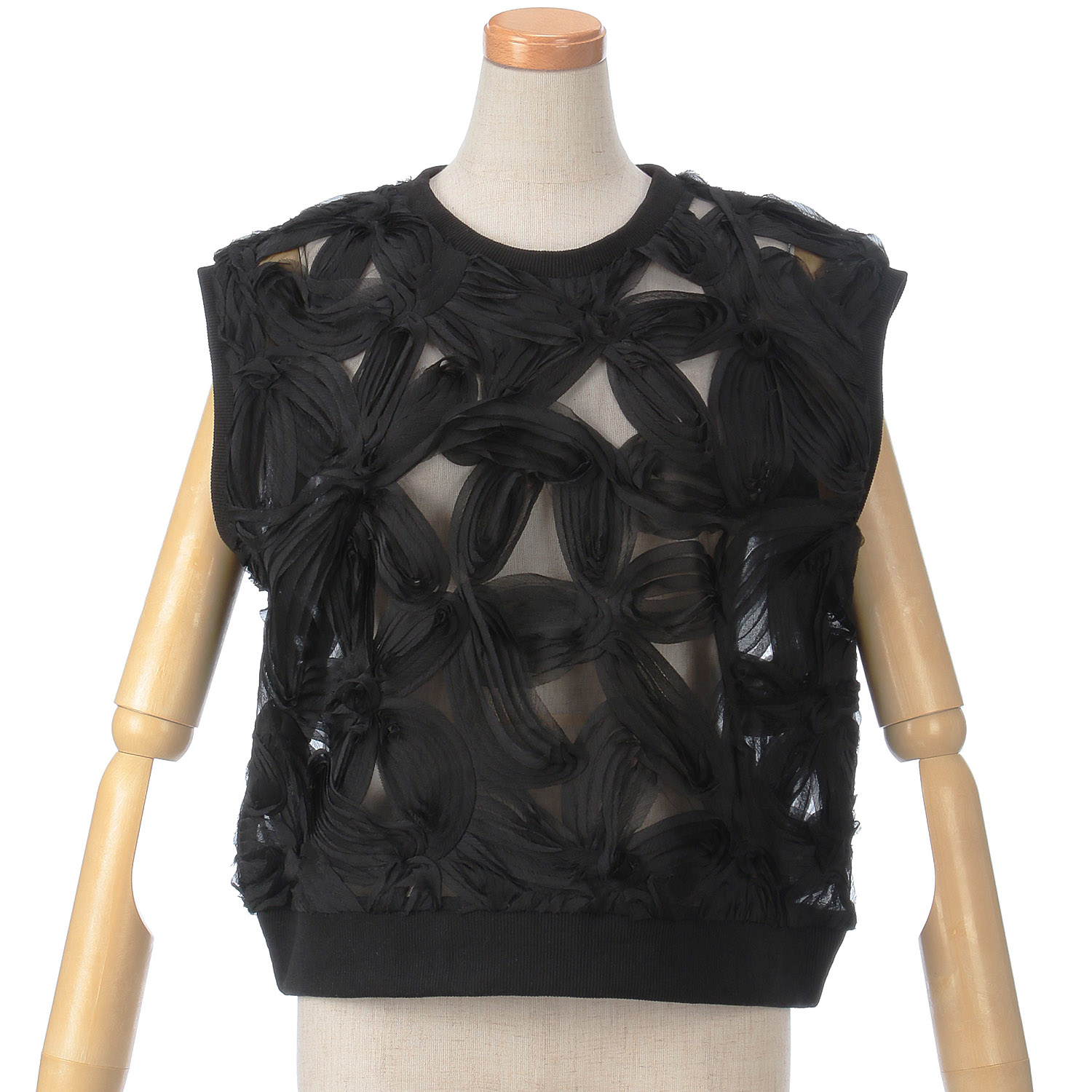 vingtrois 立体レースベスト - 画像2