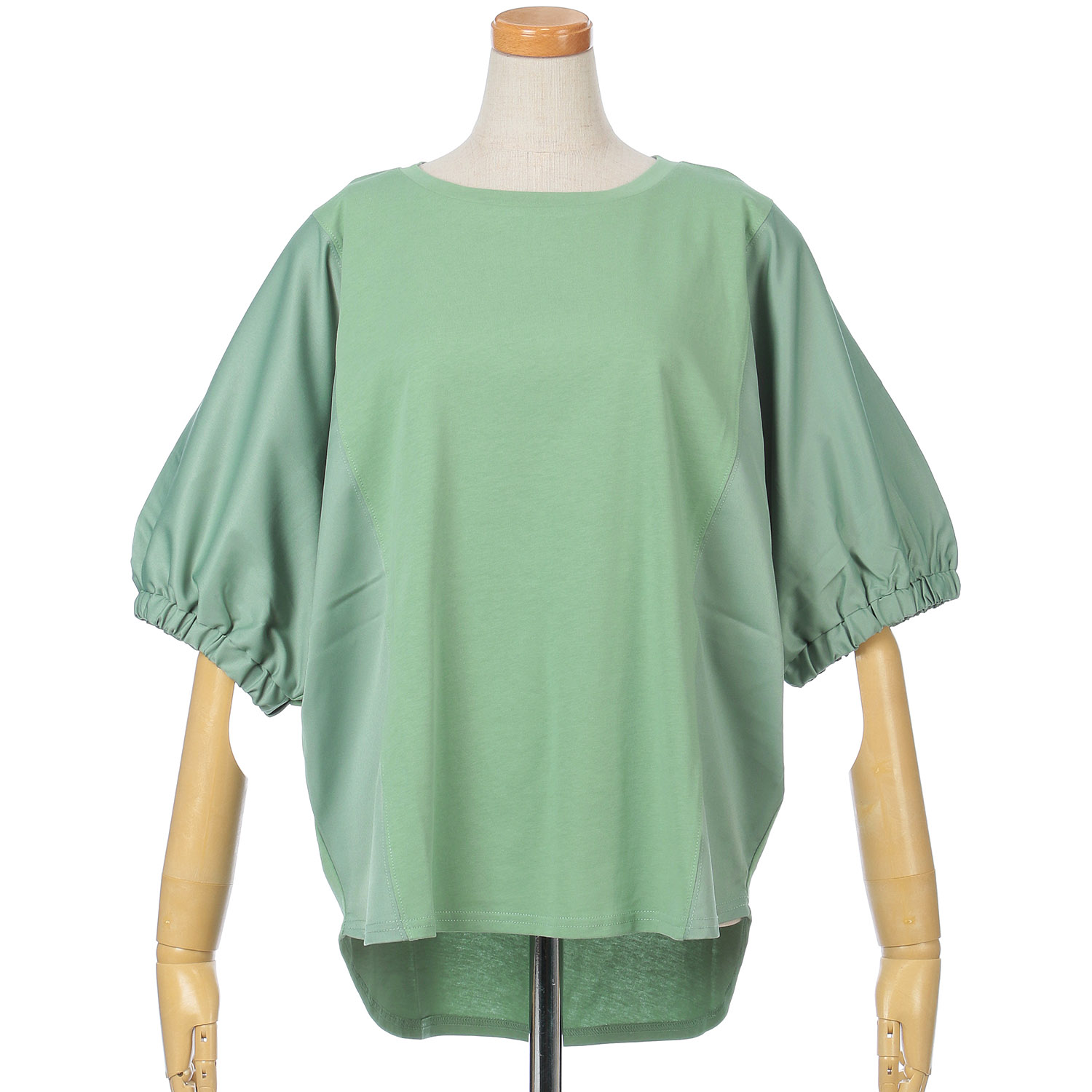 vingtrois ドルマン袖異素材トップス - 画像1