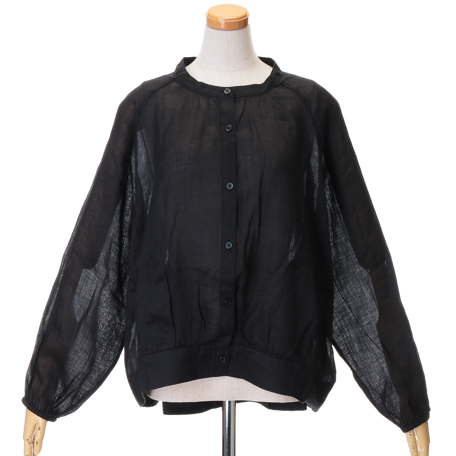 vingtrois シアーリネンブラウス - 画像2