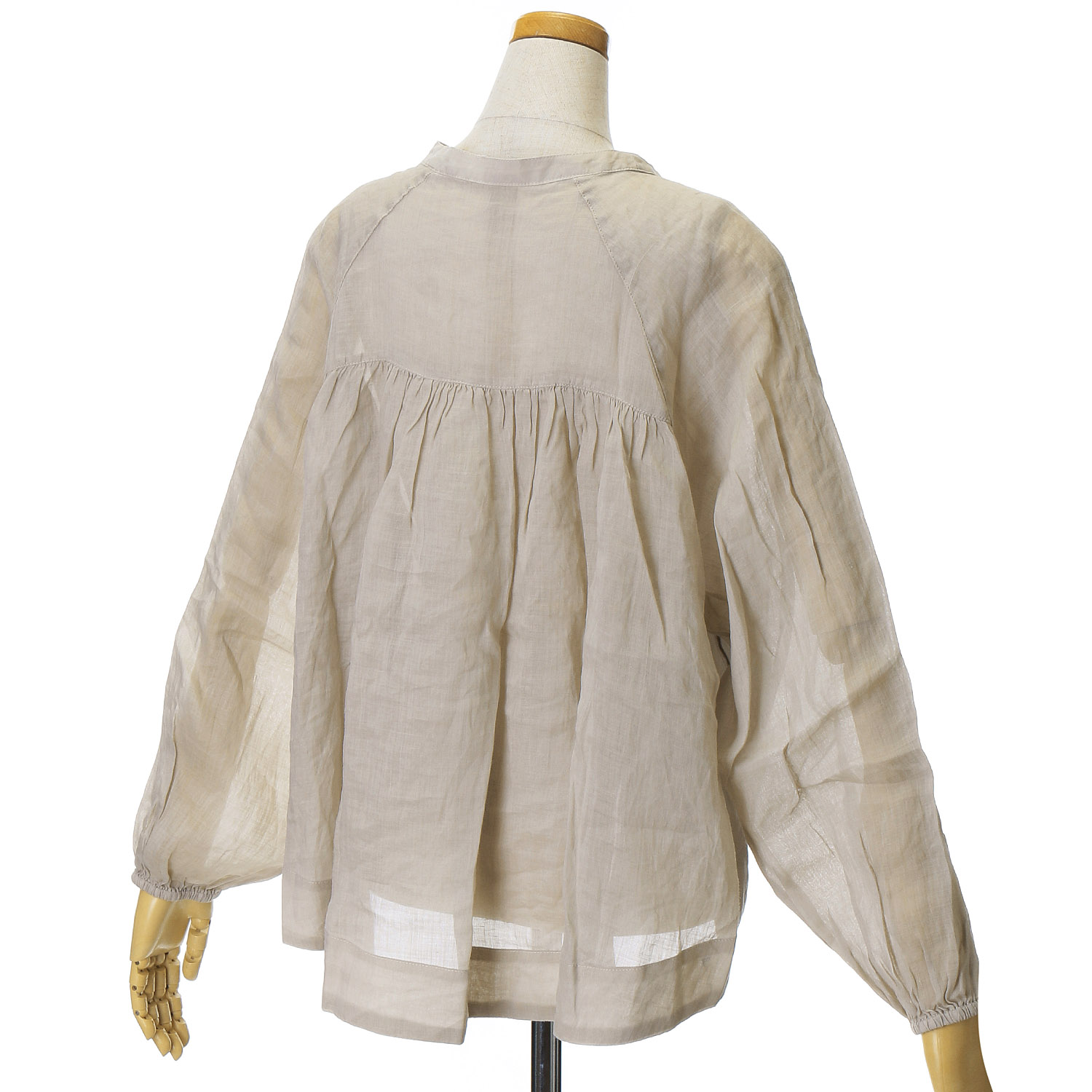 vingtrois シアーリネンブラウス - 画像5