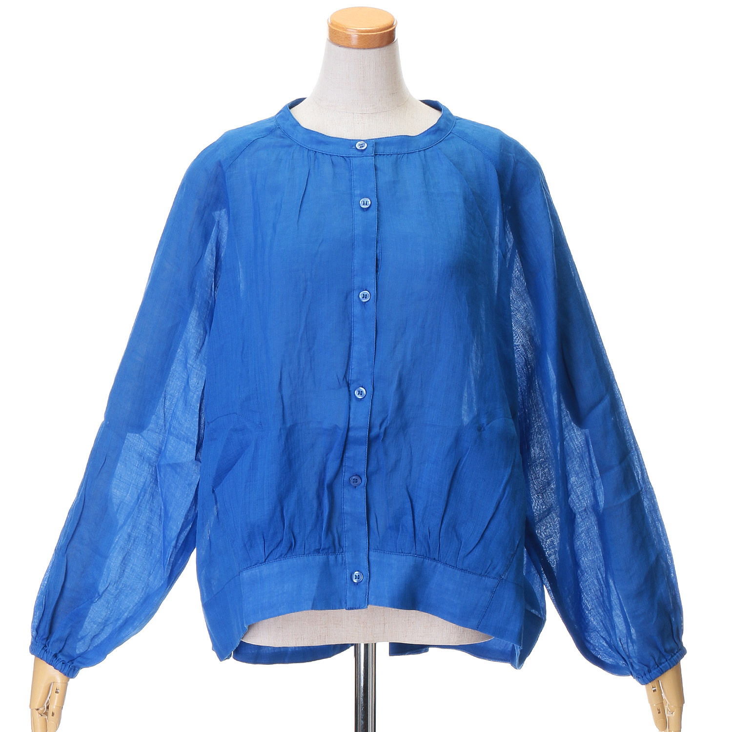 vingtrois シアーリネンブラウス - 画像1