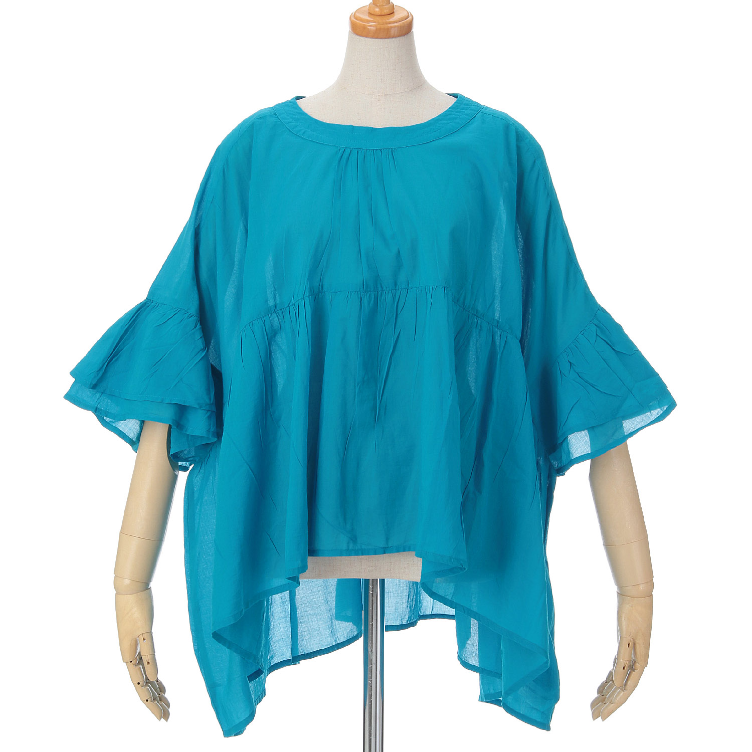 vingtrois インド綿ワイドボリュームプルオーバー