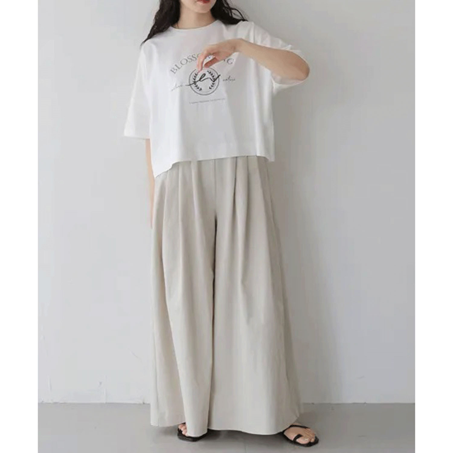 Vingtrois ドライタッチコットンカレッジ風ロゴ - 画像11