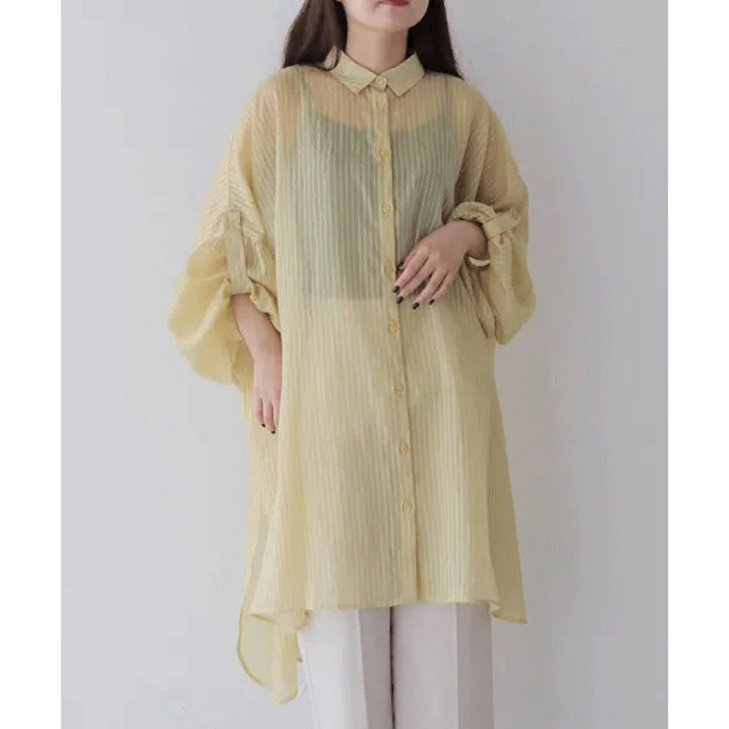 【InstaLive】【動画あり】 vingtrois オーバーシアーストライプシャツ - 画像4