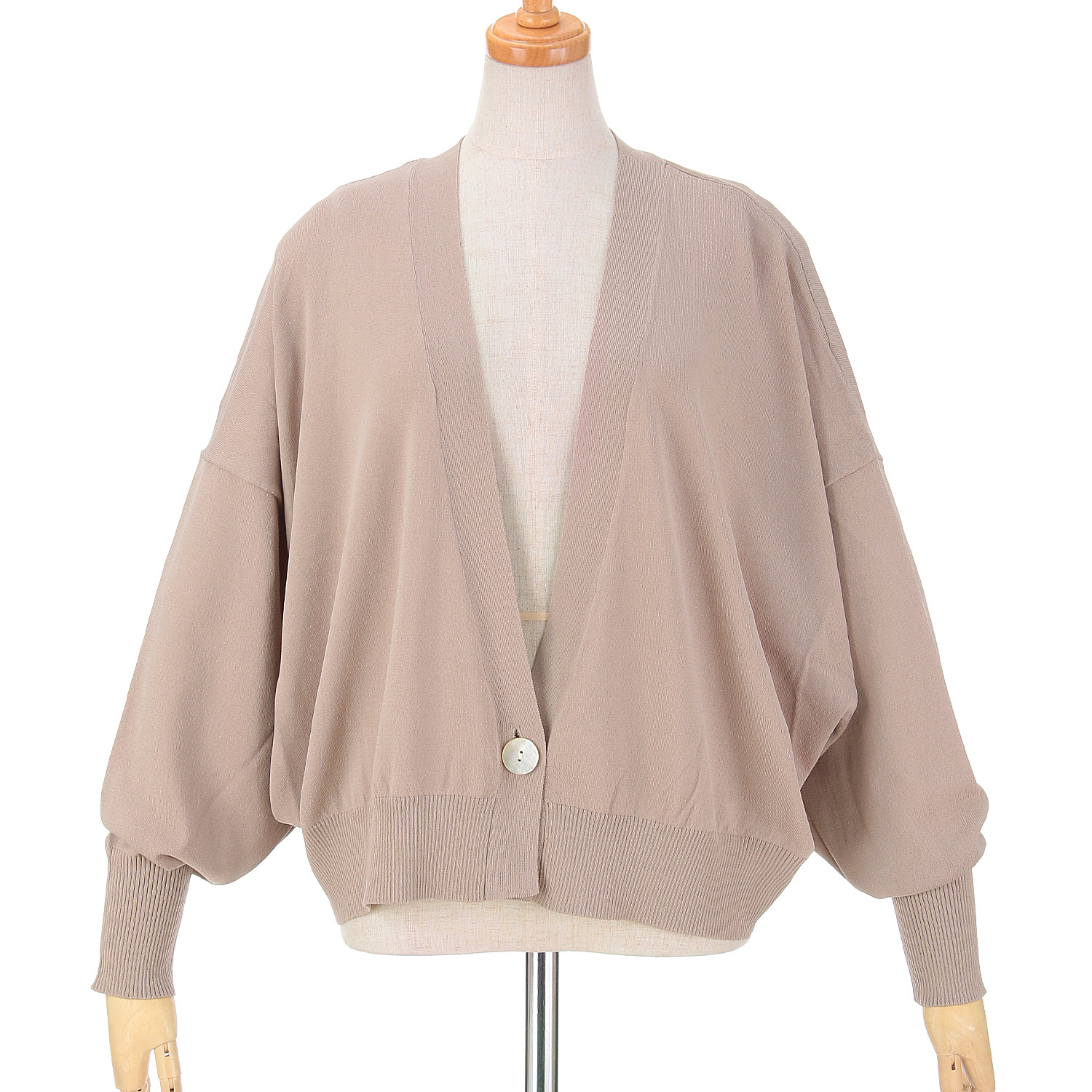 【InstaLive】vingtrois ショートドルマン風ニットカーデ - 画像11