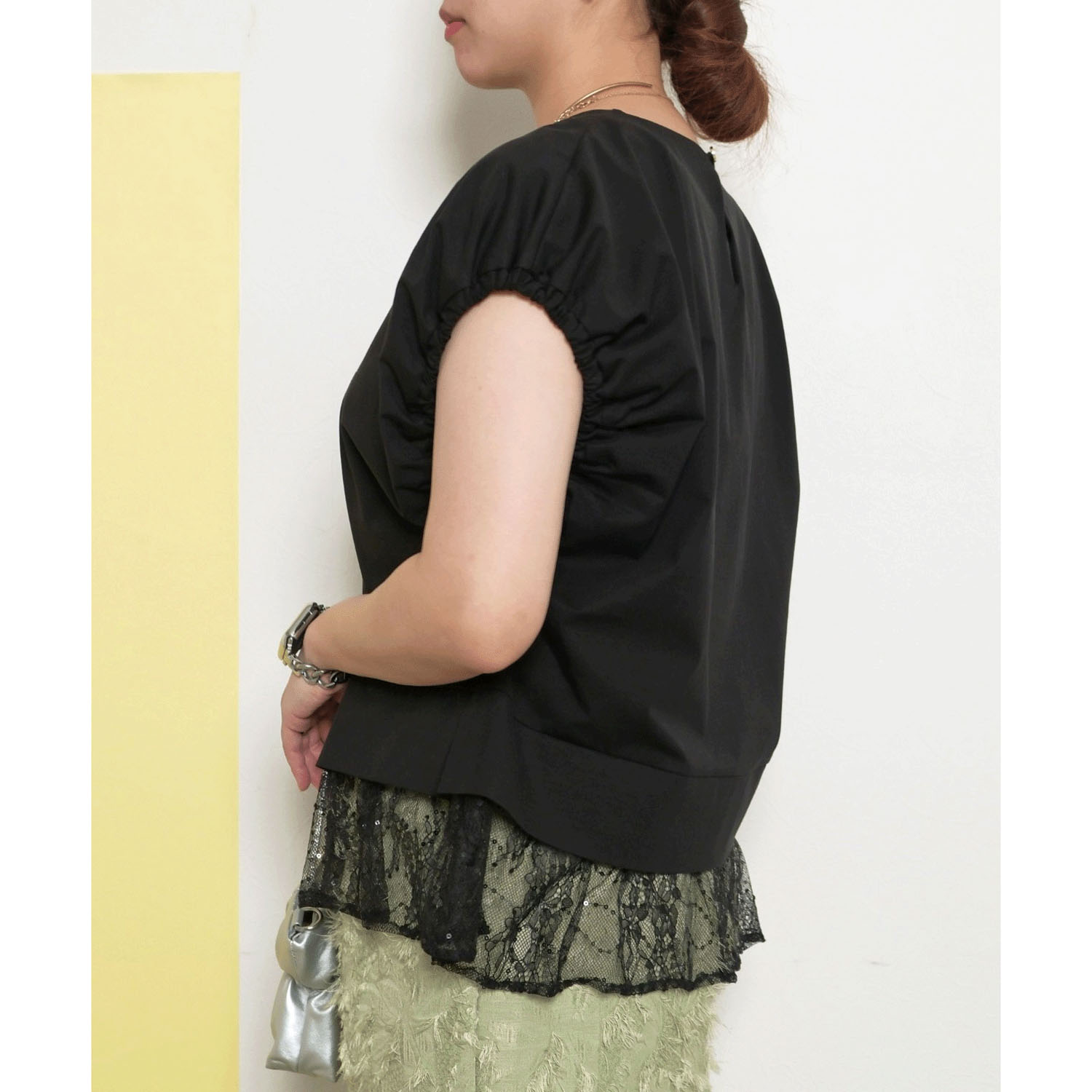 Palm Riche レイヤードライクレースTシャツ - 画像38