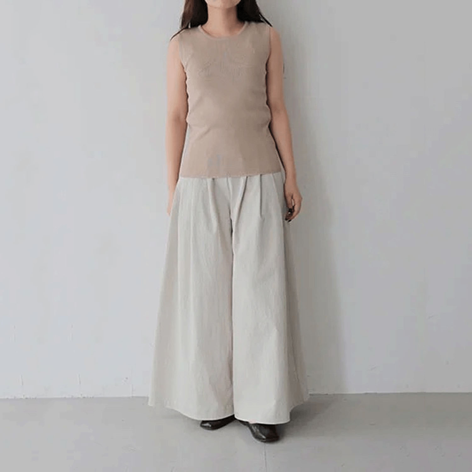 【InstaLive】Vingtrois クルーネックニットタンクトップ - 画像6