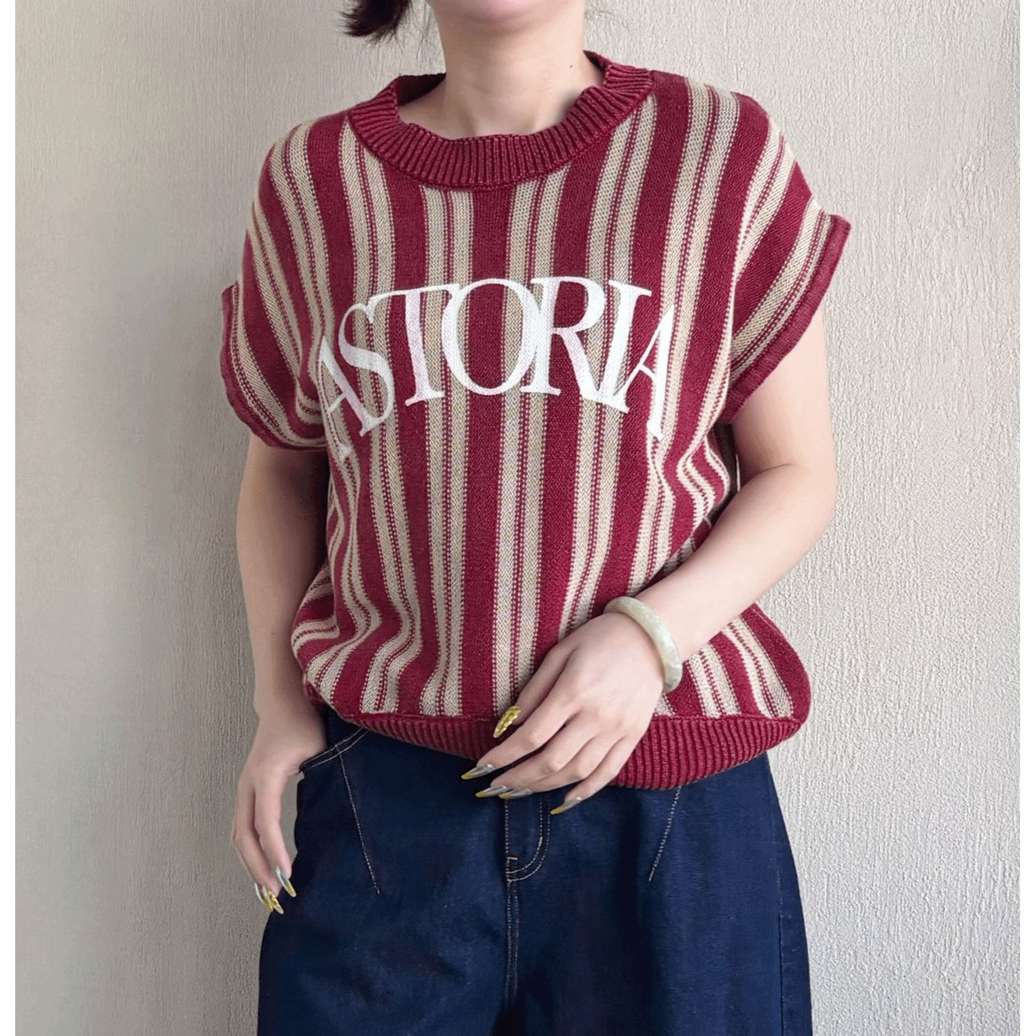 ザンパ ストライプロゴベスト - 画像5