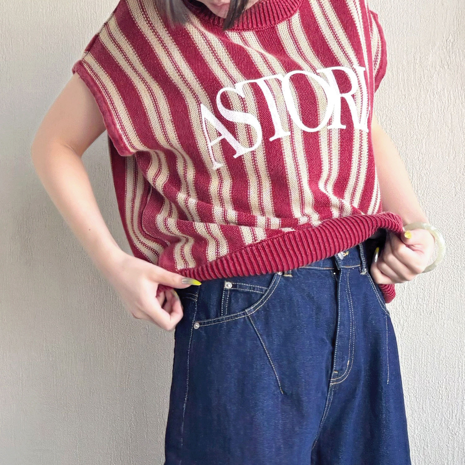 ザンパ ストライプロゴベスト - 画像6