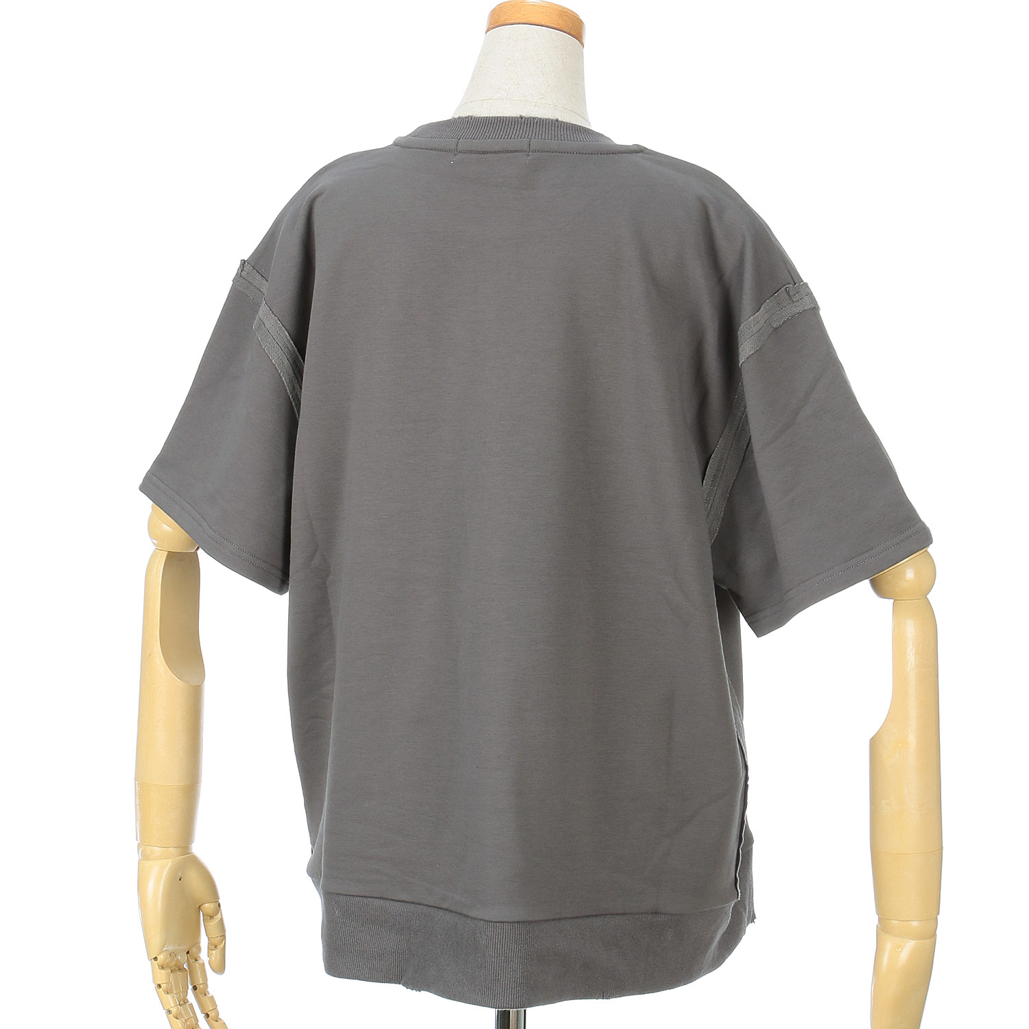 33℃ ラバーブラシプリントダメージ加工 Tシャツ - 画像6