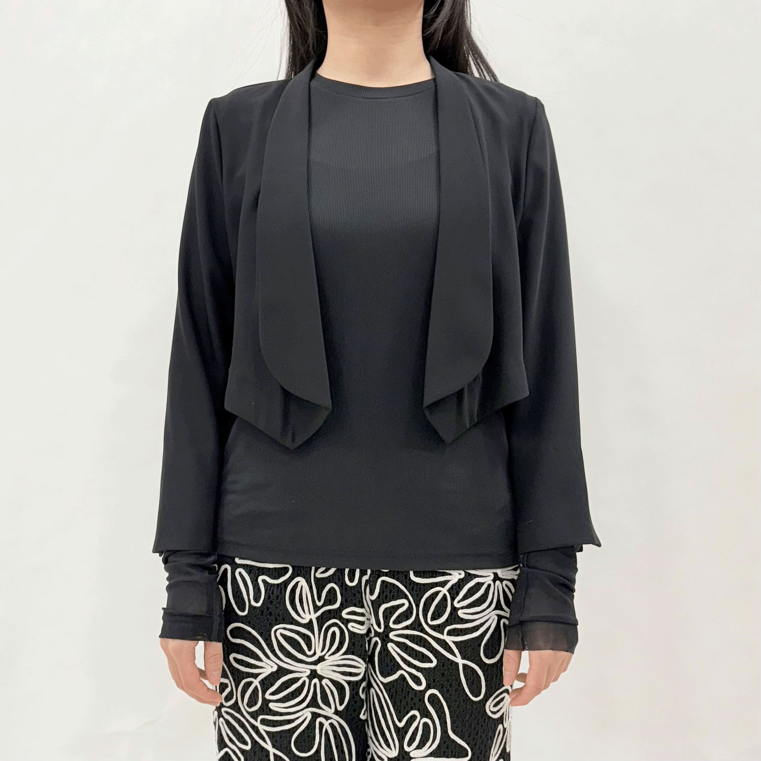 Replete バックサテン羽織 - 画像5