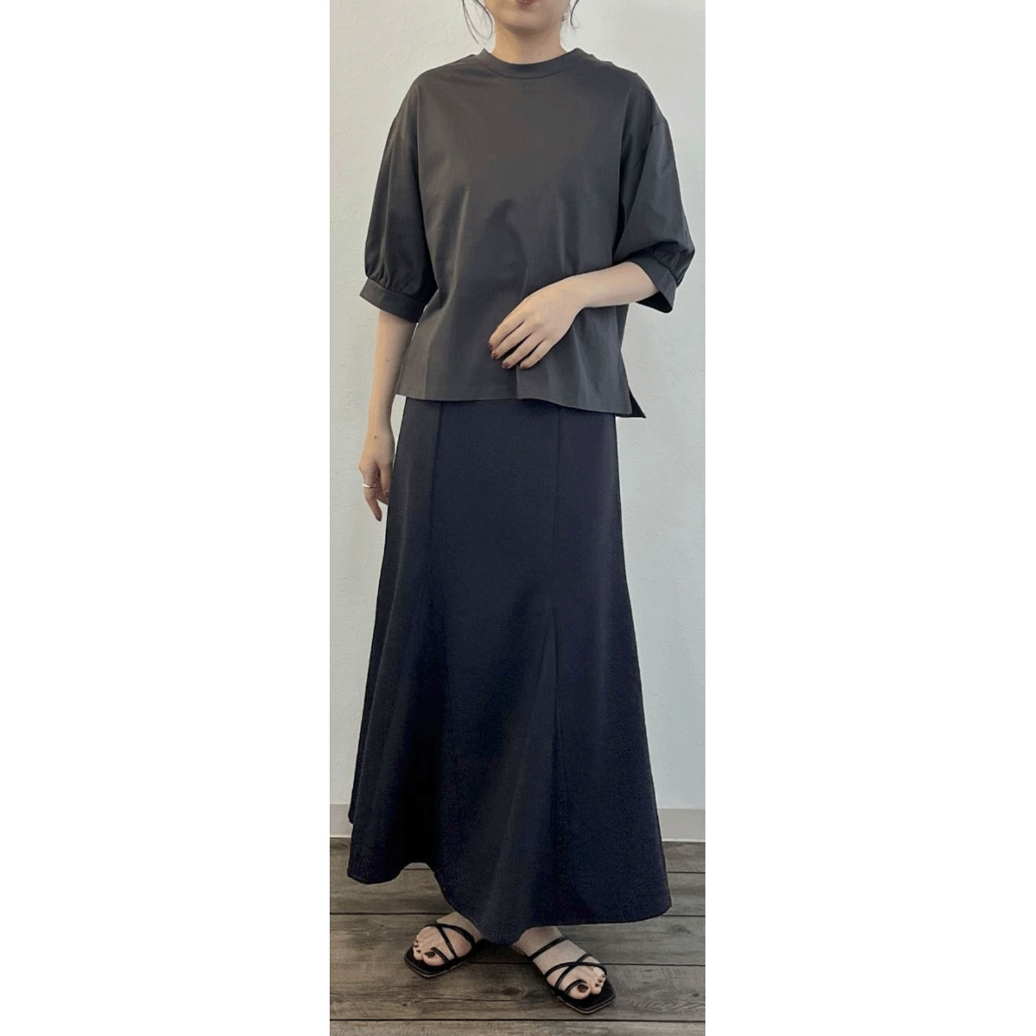 vingtrois ドライタッチコットンパフスリーブ - 画像2