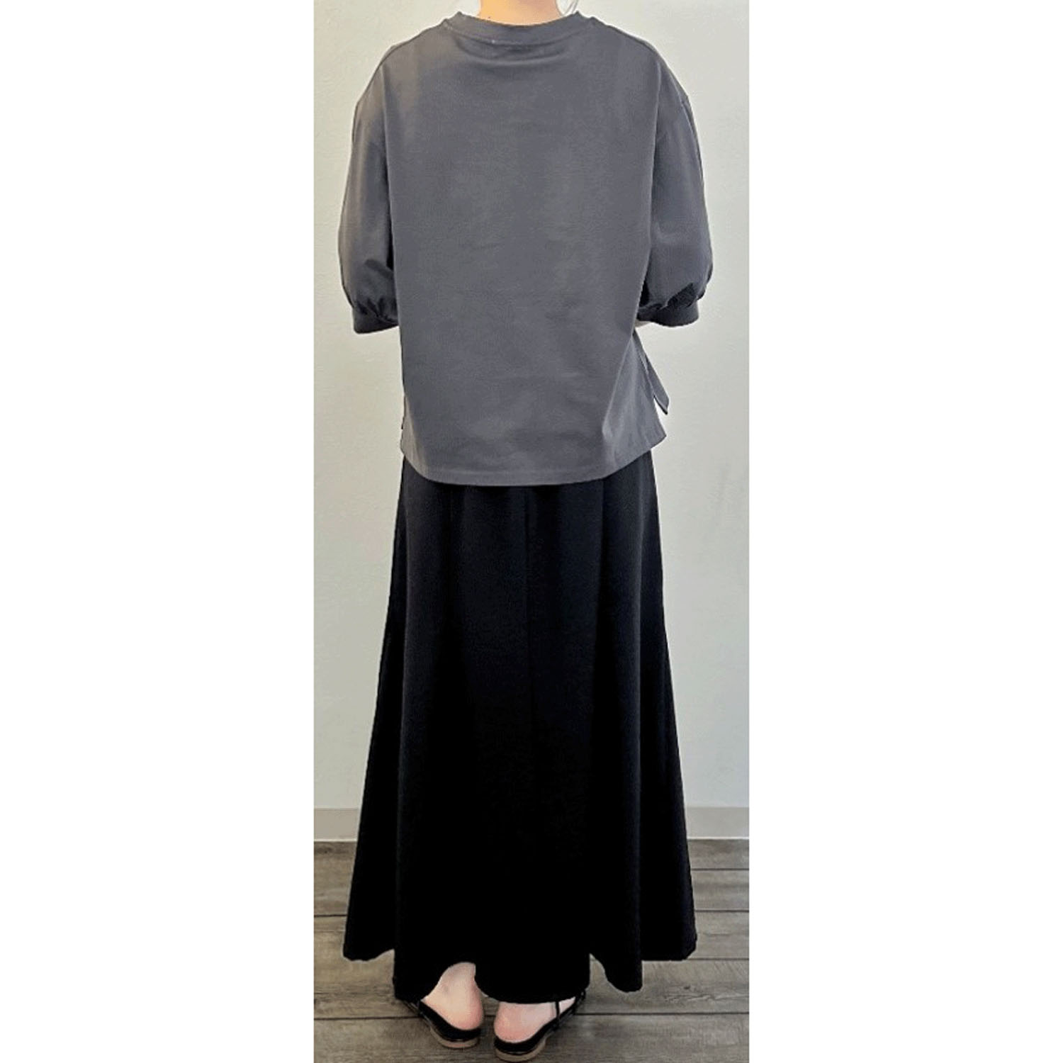 vingtrois ドライタッチコットンパフスリーブ - 画像4