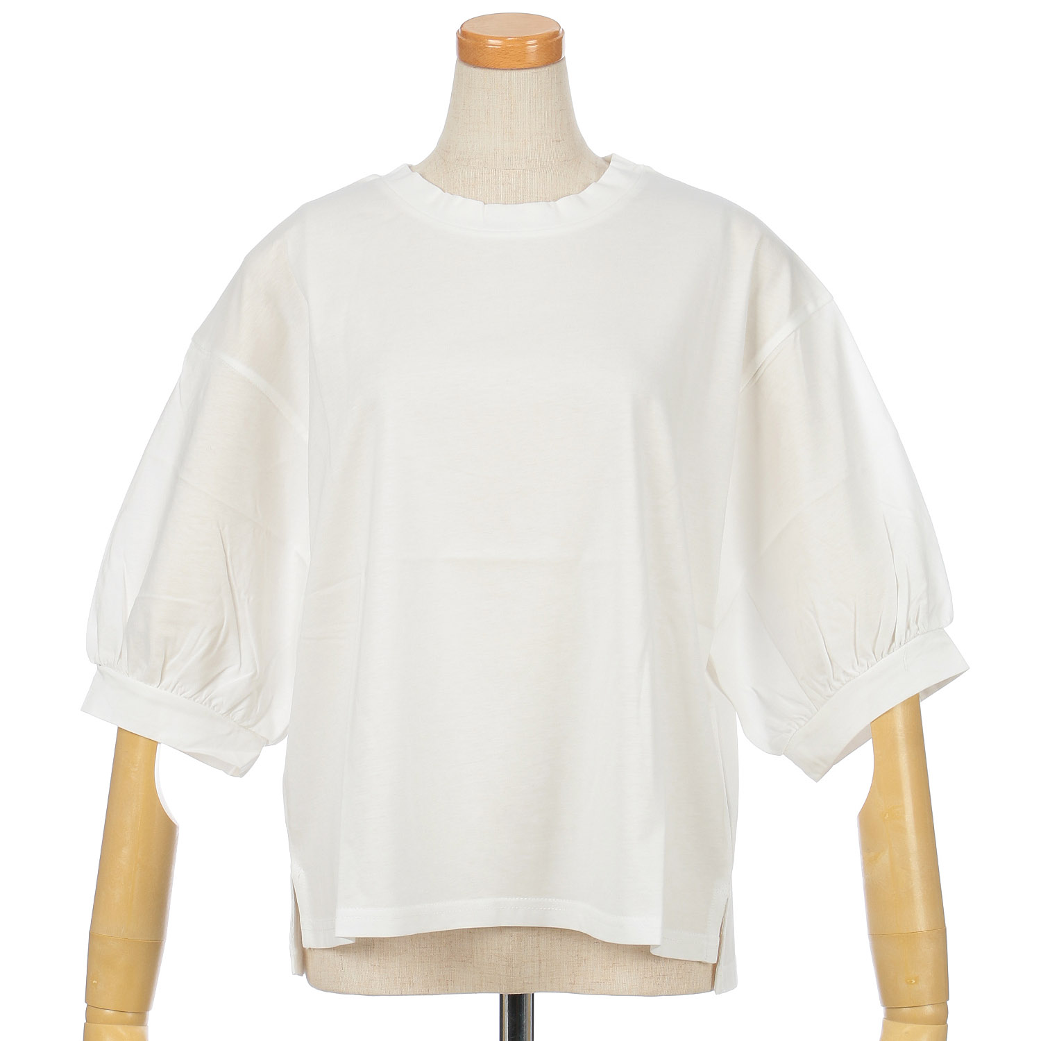 vingtrois ドライタッチコットンパフスリーブ - 画像9