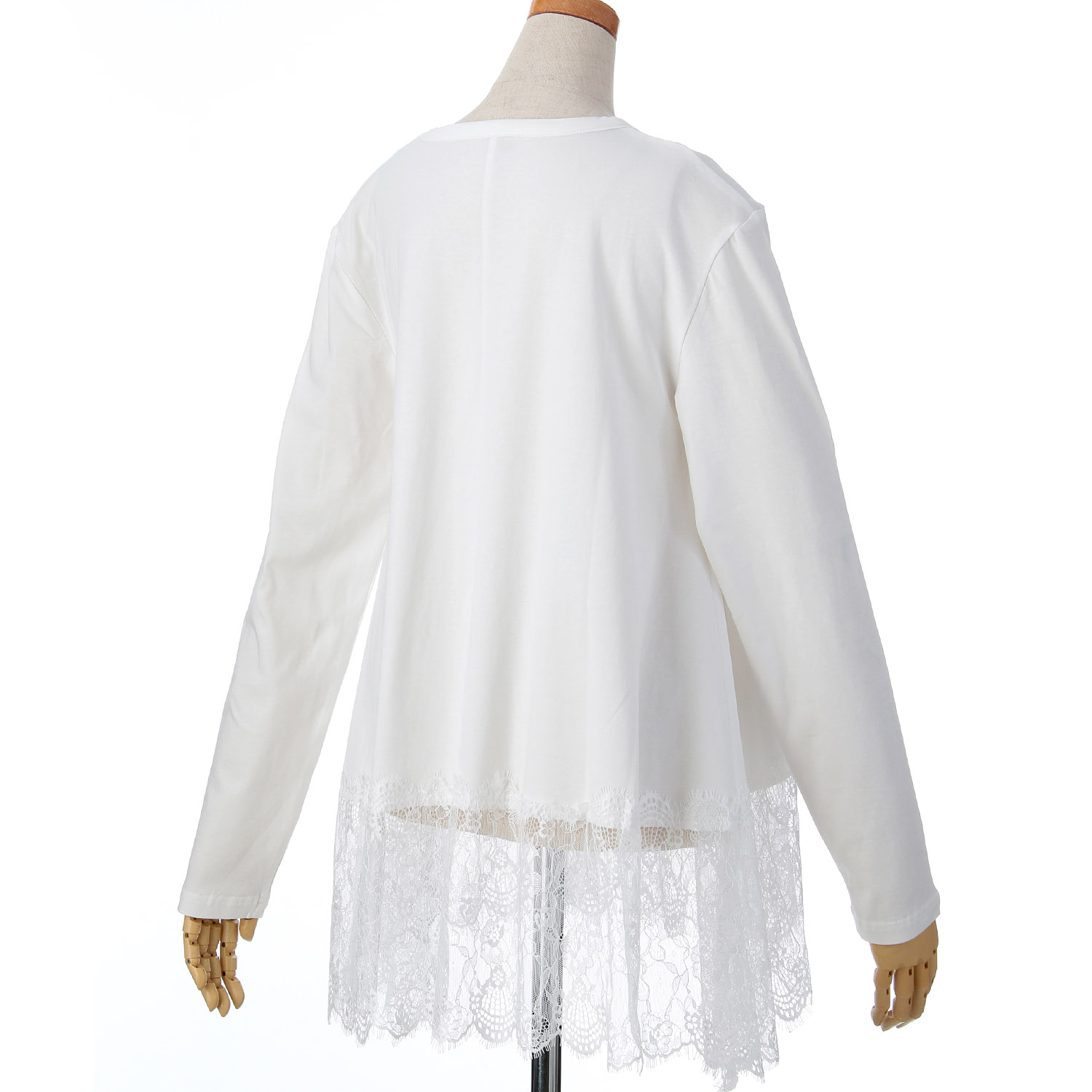 vingtrois 裾レースロンT - 画像4