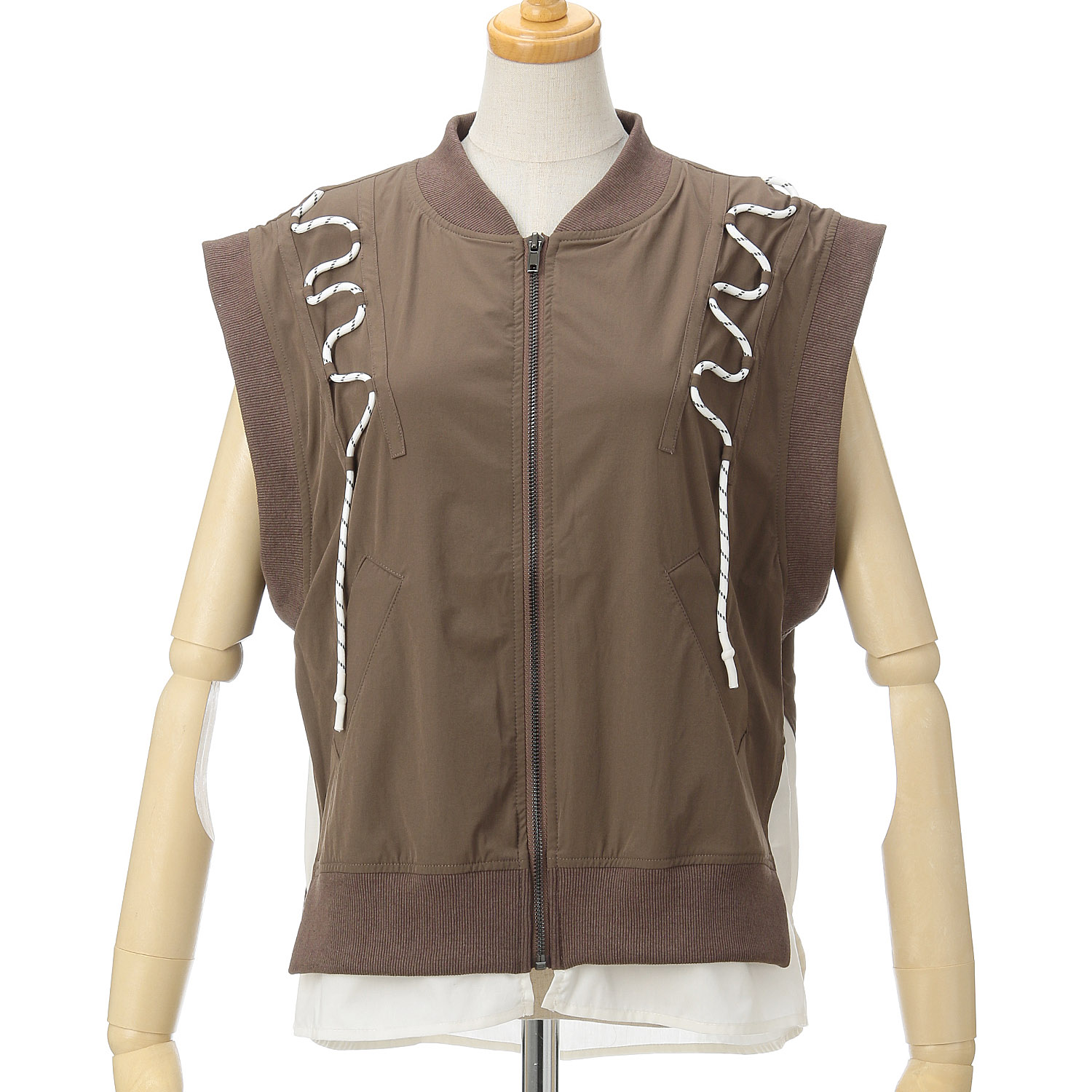 33℃ コードミリタリージップベスト - 画像1