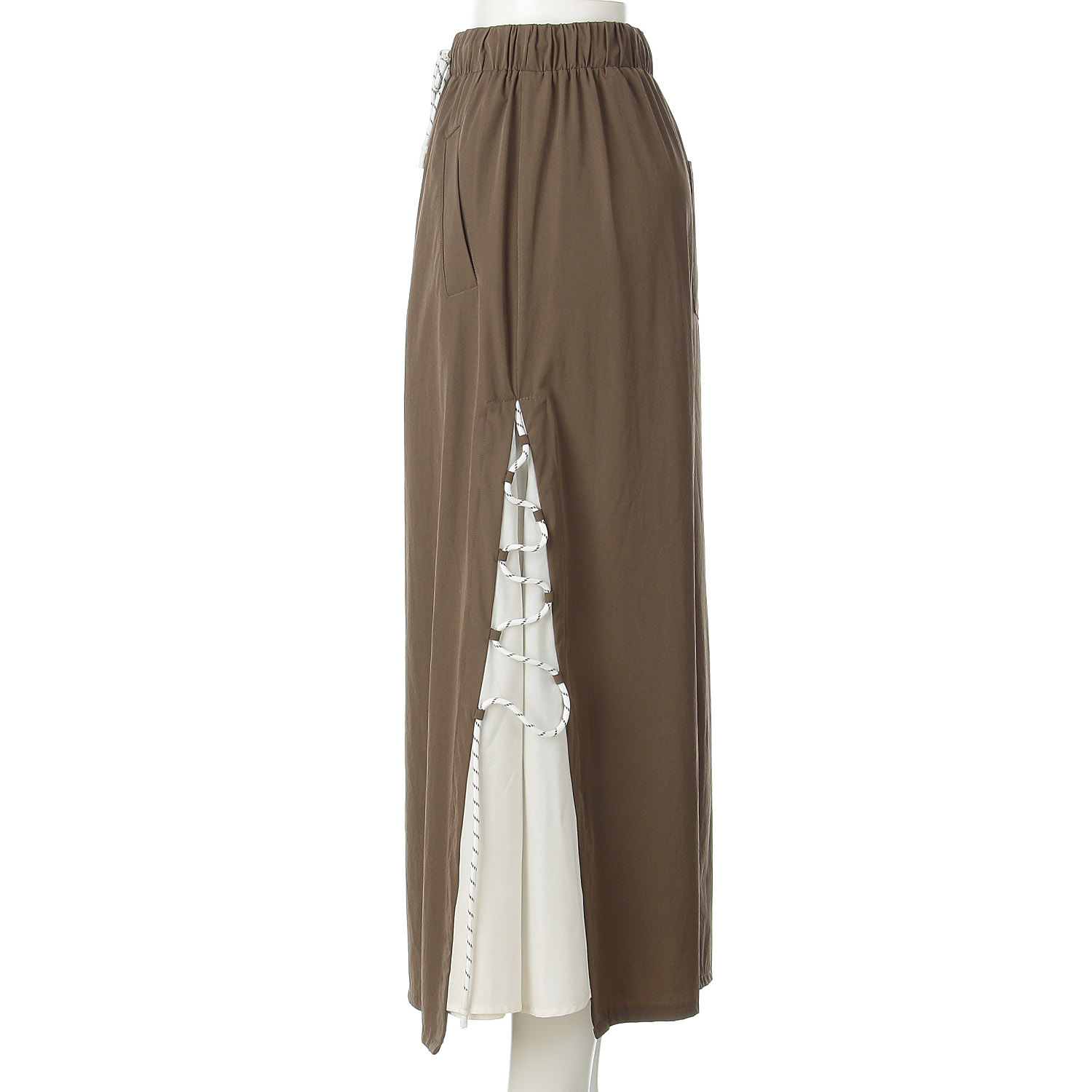 33℃ サイドスリットコードミリタリースカート - 画像2