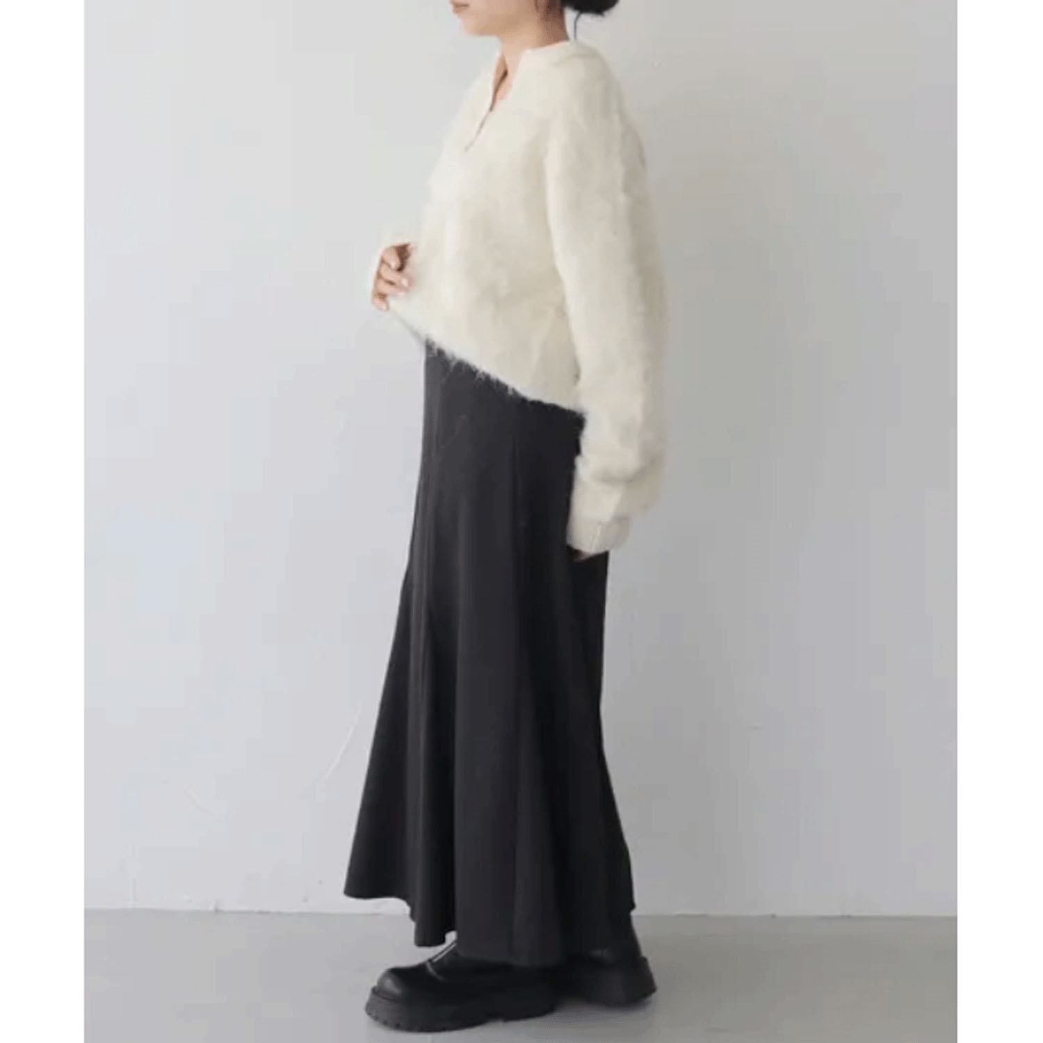 【Insta Live】vingtrois シャギー起毛ポロニット - 画像16