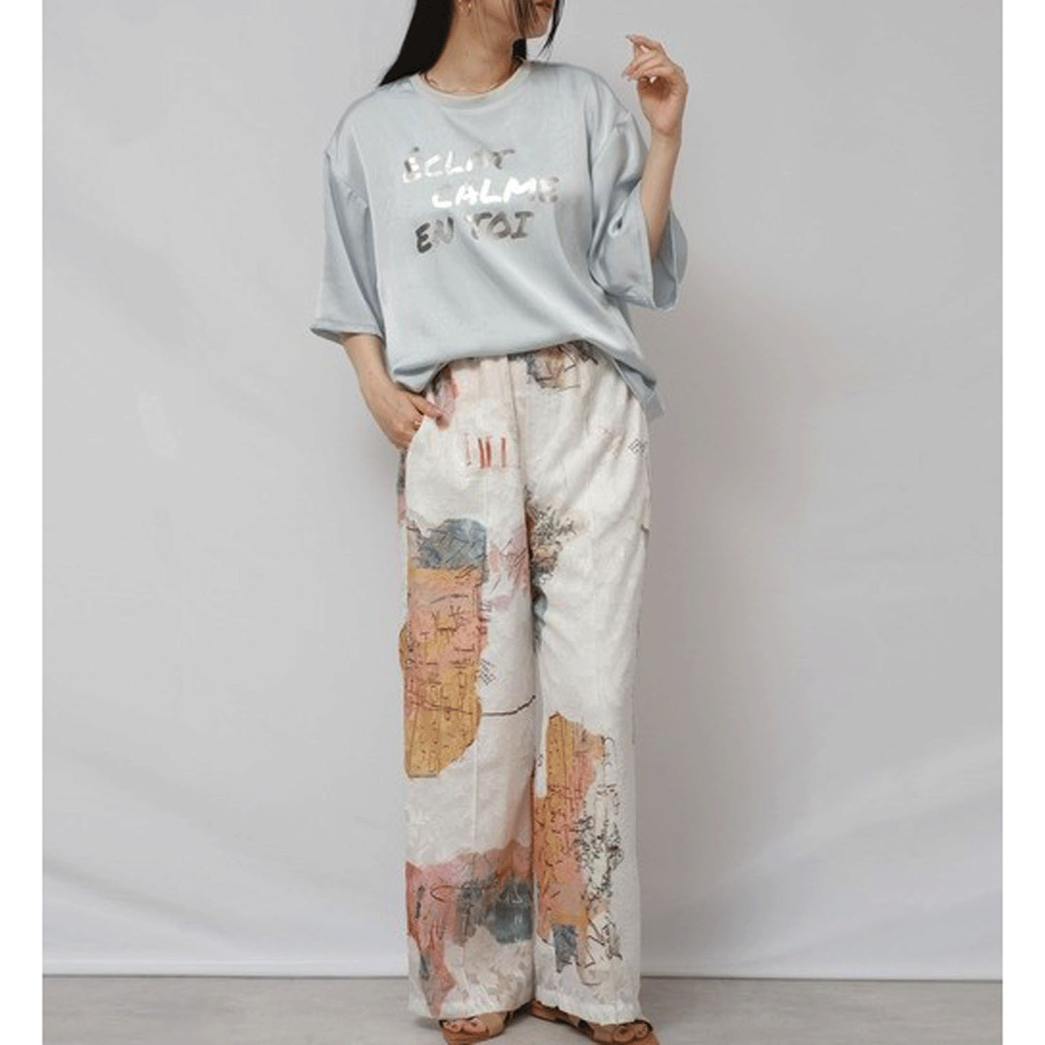 Palm Riche ワッシャーサテンTOPS - 画像11